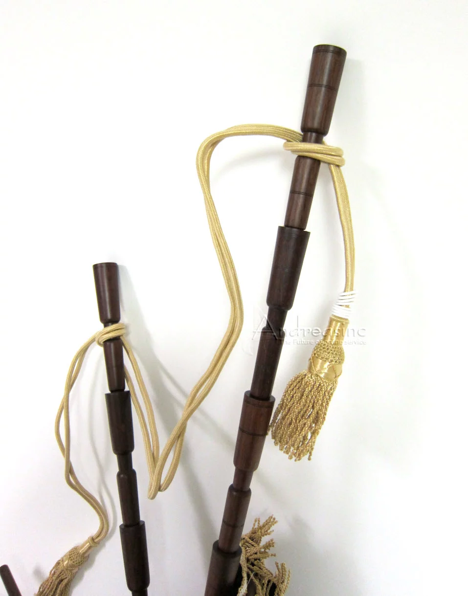 Medieval Bagpipes w/ Black Velvet Cover