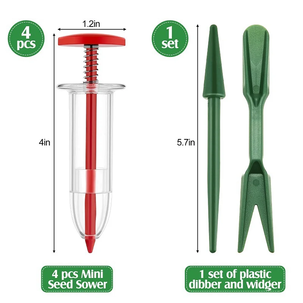 Tool,6 Pcs Seed Pcs Seed Manual Handheld Seed Planter Manual Dibber And Dibber And Set Planter Tool Flowers Seed Planter Tool Seed Manual Dibber Set Handheld Seed