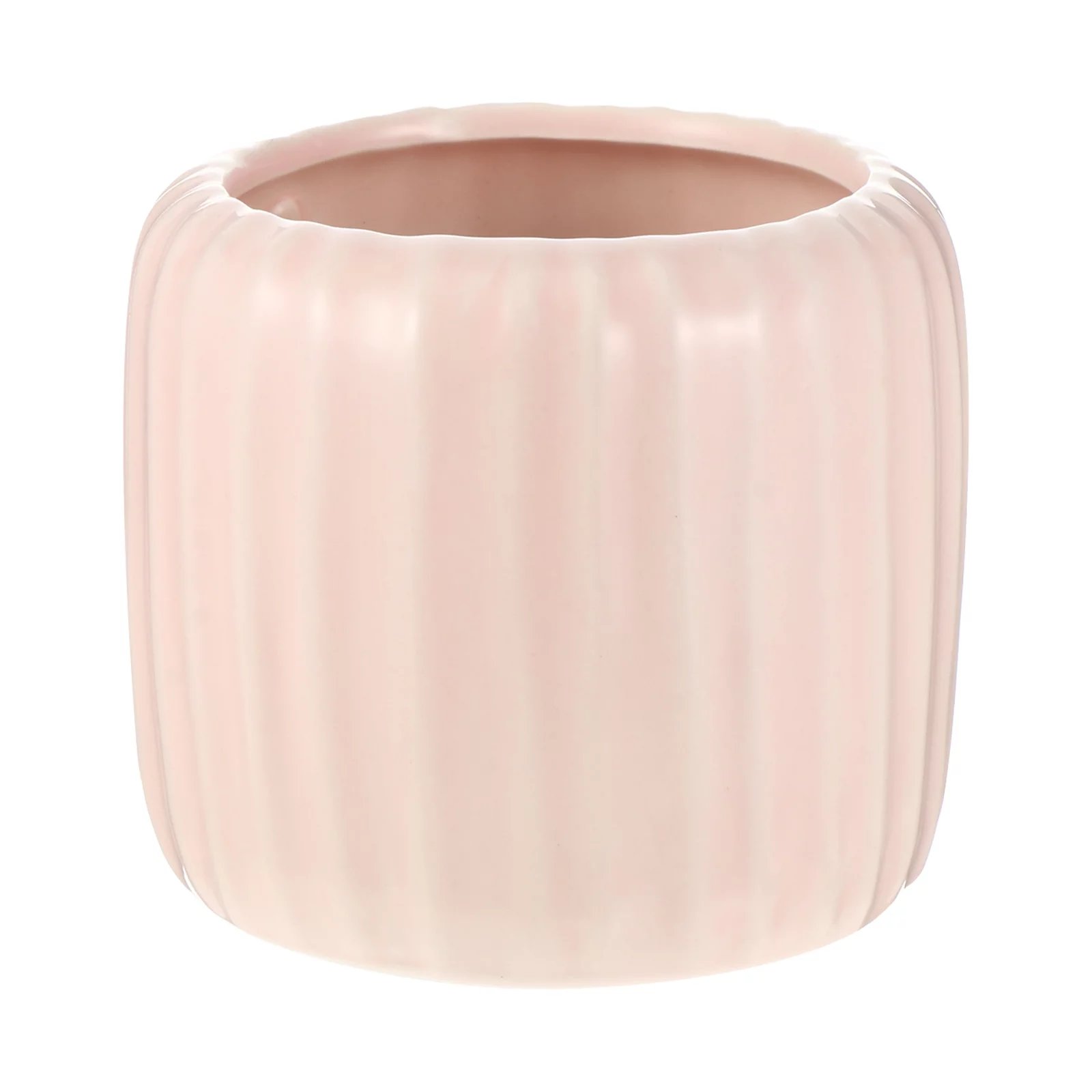 Guichaokj 1Pc Nordic Style Flower Pot Ceramic Pink Basin Succulent Plant Pots Accessories