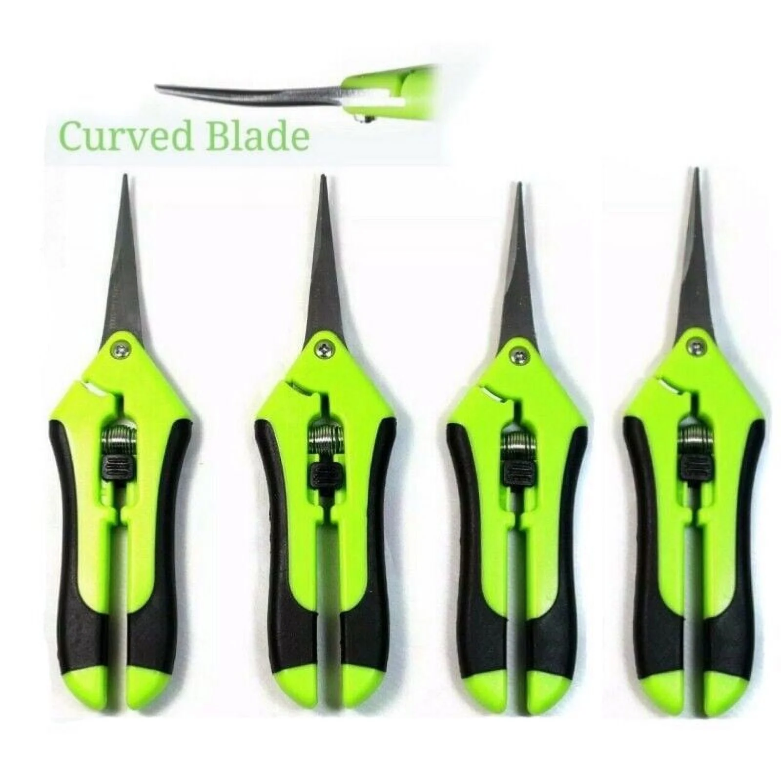 Curved Blade Sharp Trimming Scissor Bud Pruning Shears Plant Trimmer Garden Tool