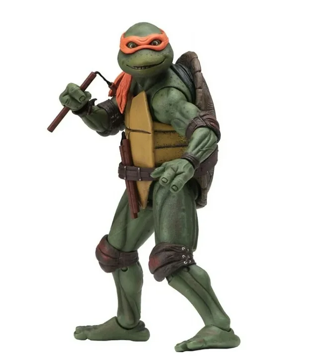 1990 MovieTeenage Mutant Ninja Turtles Michelangelo Action Figure