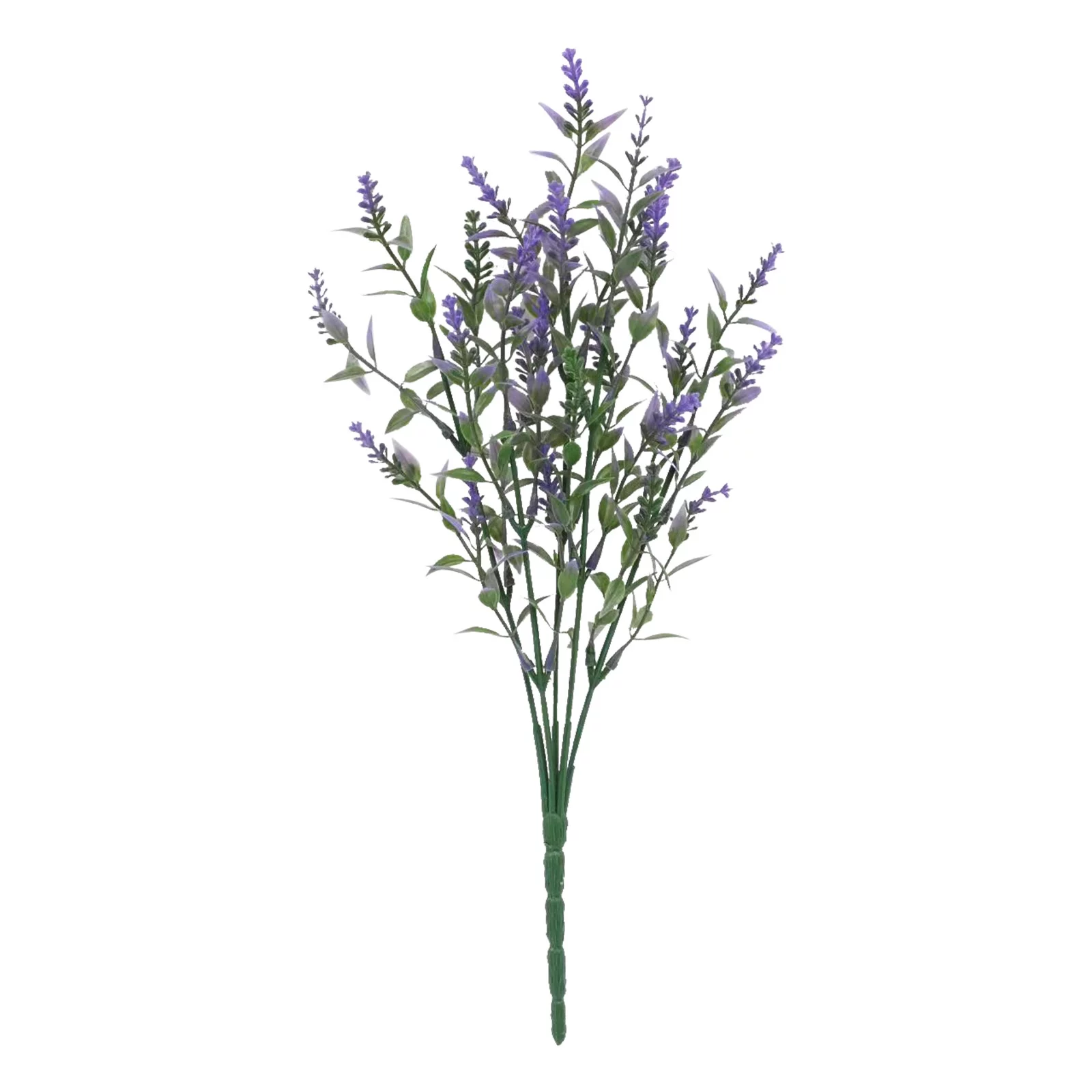 Yeetfub Artificial Flowers Silk Flowers 8pcs Simulation Lavender 5 Fork Lavender Flower Plastic Grass Simulation Flower Bouquet Home Hotel Decoration Shooting Props for Wedding Home Faux Flowers Bulk