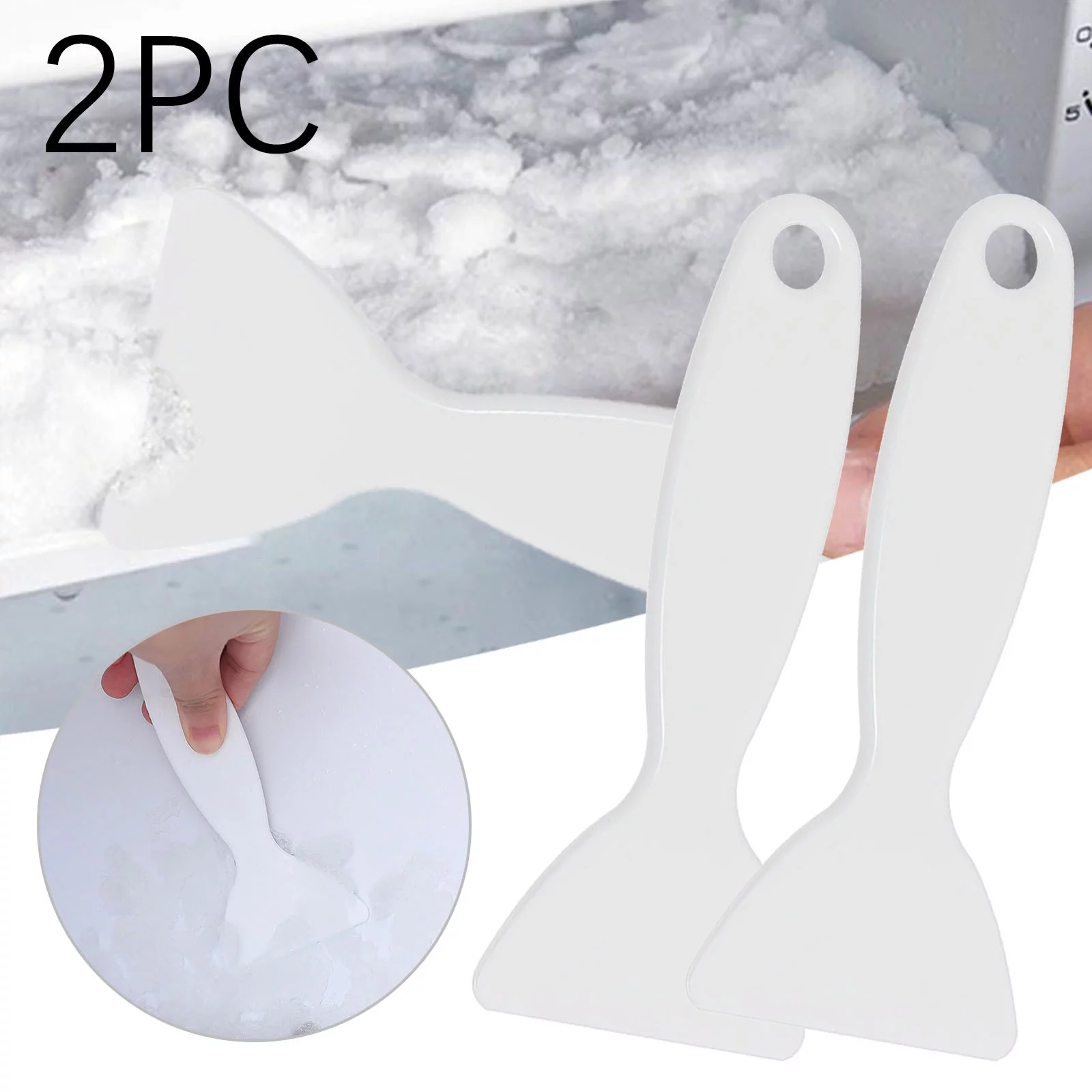 2PC Refrigerator Freezer Deicer Scraper Freezer Deicer Shovel Refrigerator Deicer Household Cleaning Gadgets Ice Shovel Defrost Shovel Defrost Scraper Gadget