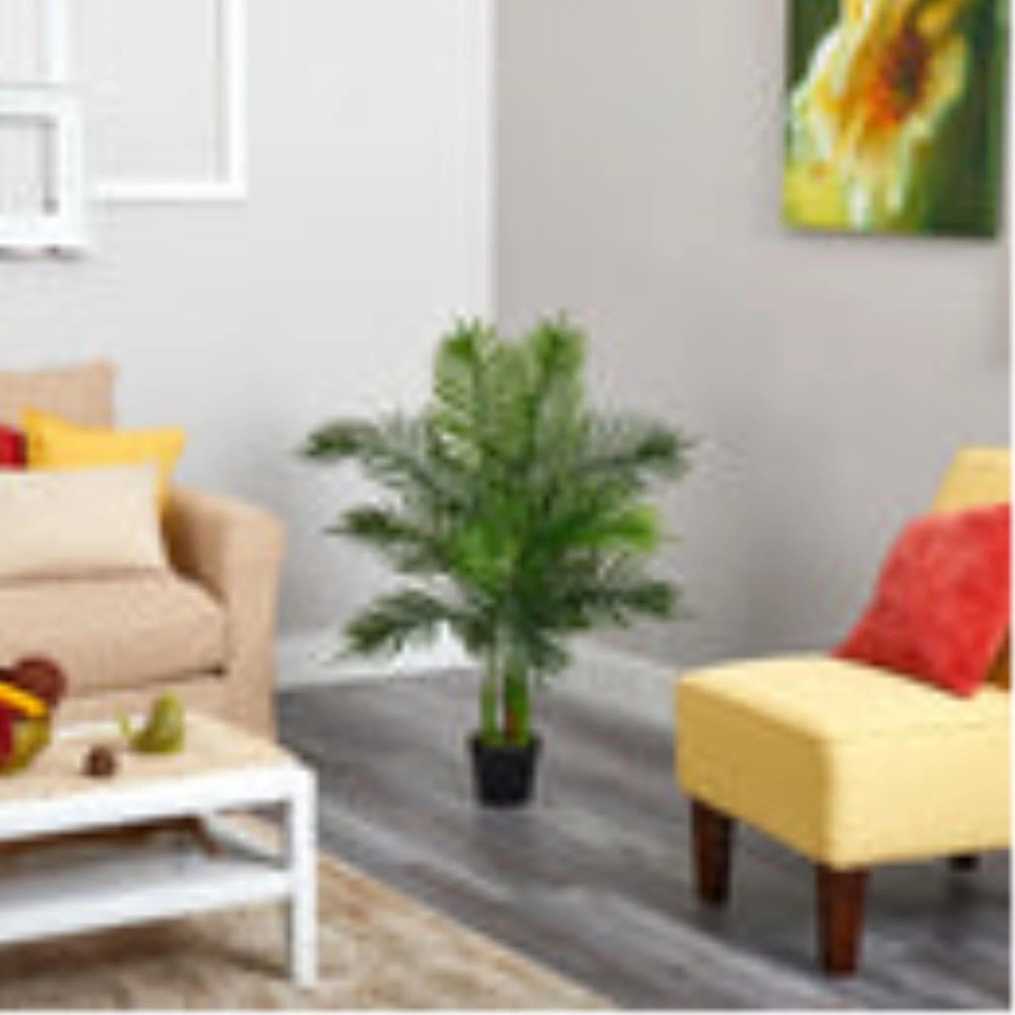 Nearly Natural  3.5 ft. Areca Palm Artificial Tree - Real Touch
