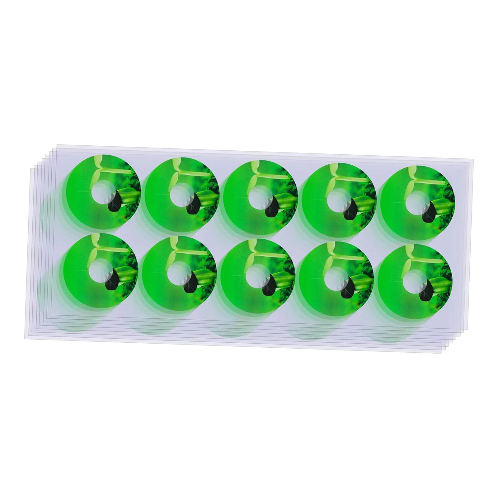 100 Pieces Seed Pot Labels, Pattern, Waterproof Easy to Paste,  Label, for Mark Plants and Understand Plant Growth