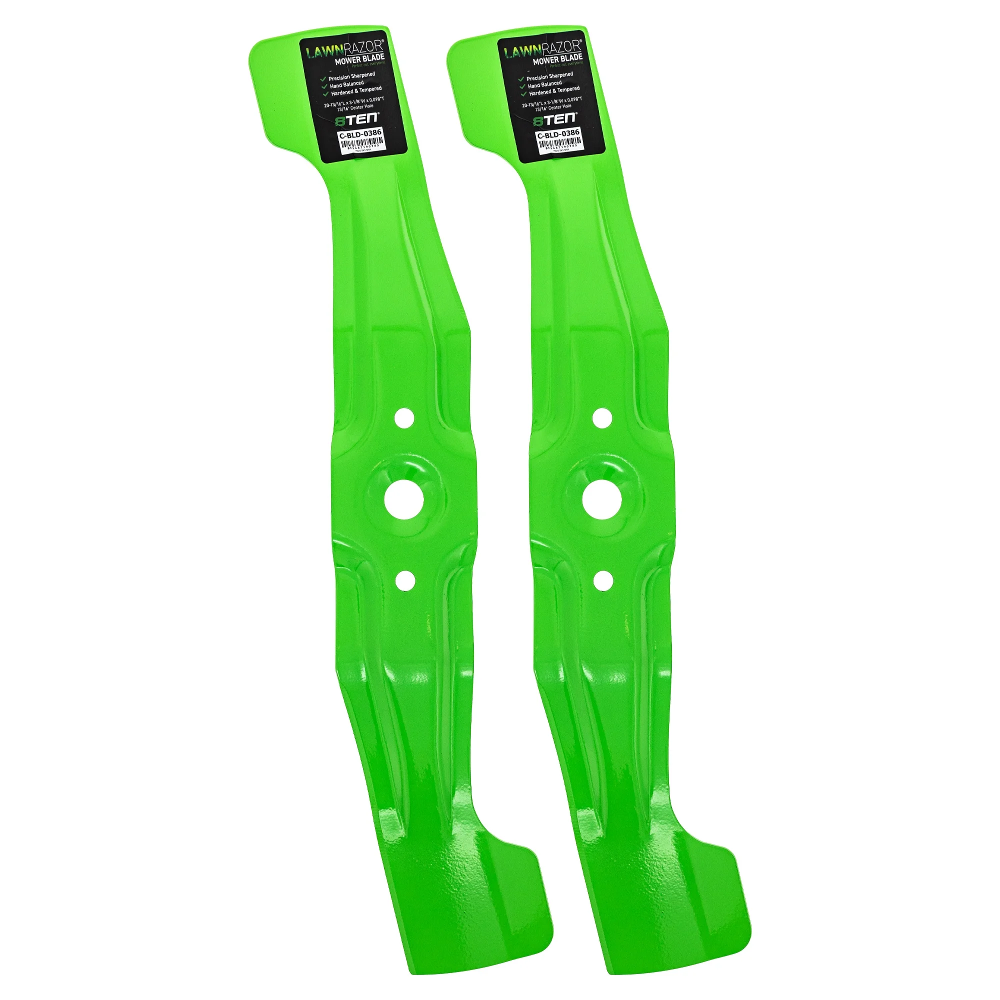 LawnRAZOR Blade for Honda HRR216K9 HRR216K10 72511-VL0-S00 Low Lift 2 Pack 810-CBL2508D