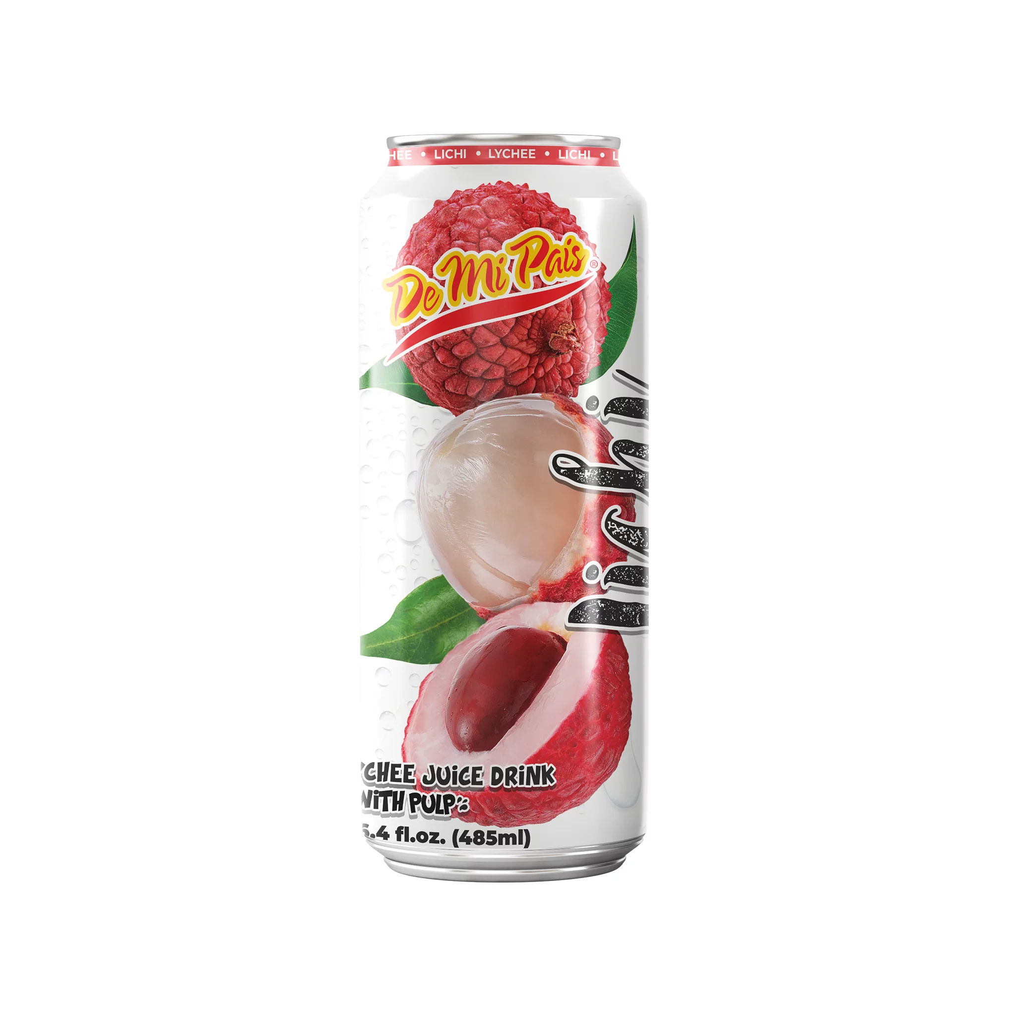 De Mi Pais Canned Lychee Fruit Juice 12-Pack