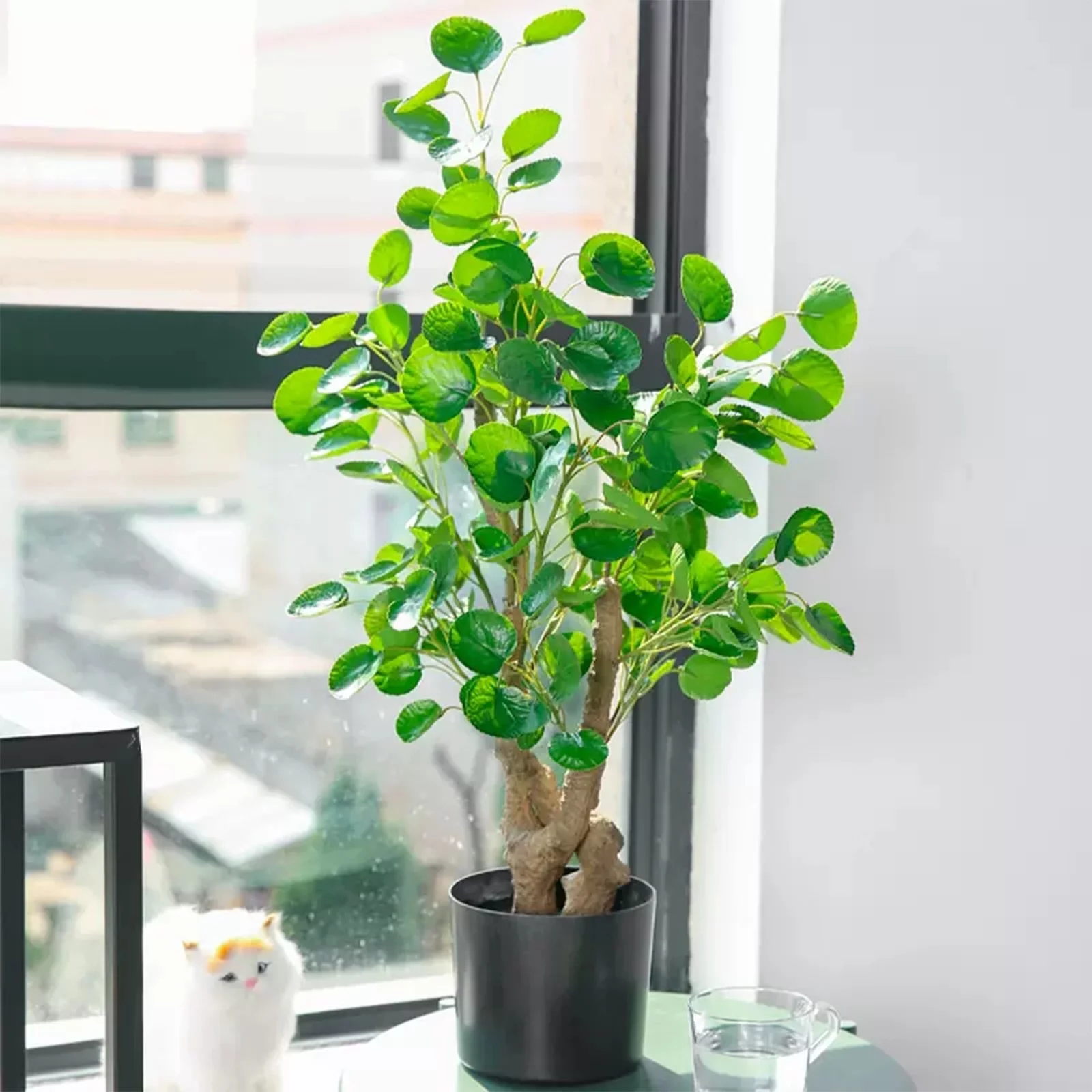 LIJCC Straight Plastic Flower Pot Planting Lazy Flower Pot Seedling Pot Plant Gardening Flower Pot