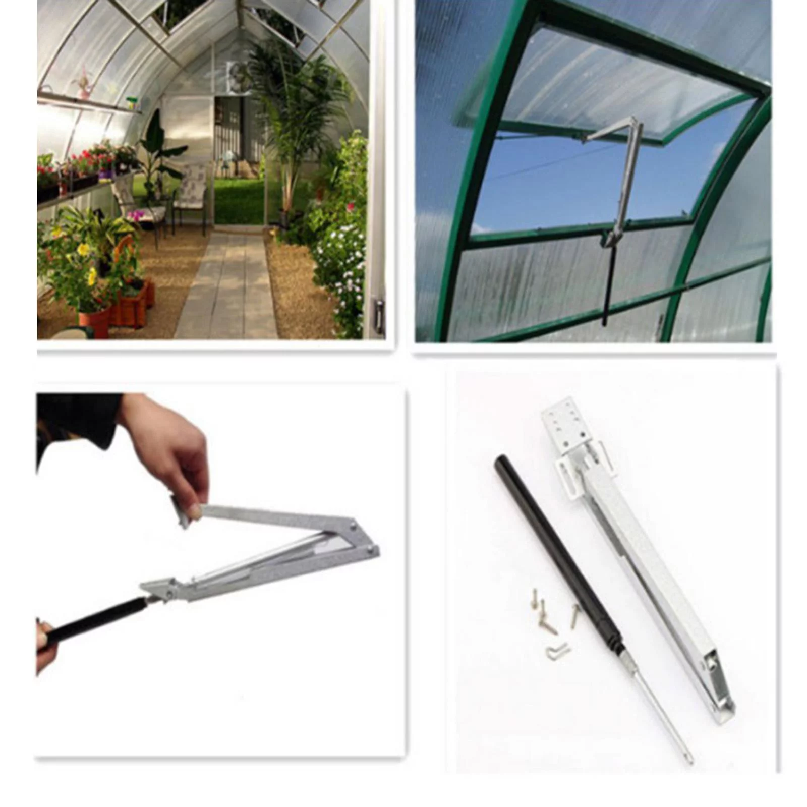 Solar Sensing Automatic Greenhouse Window Opener Spring Auto Opening Tool, Automatically Opening Closing