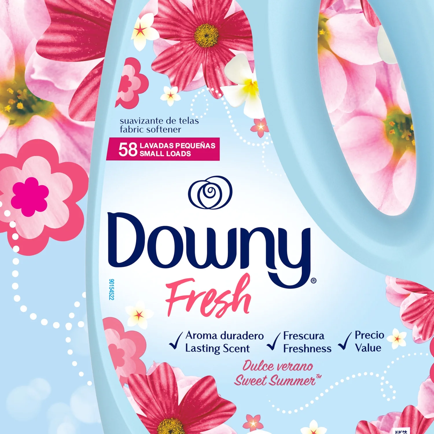 Downy Fresh Liquid Fabric Softener, Sweet Summer, 58 Loads 50 fl oz