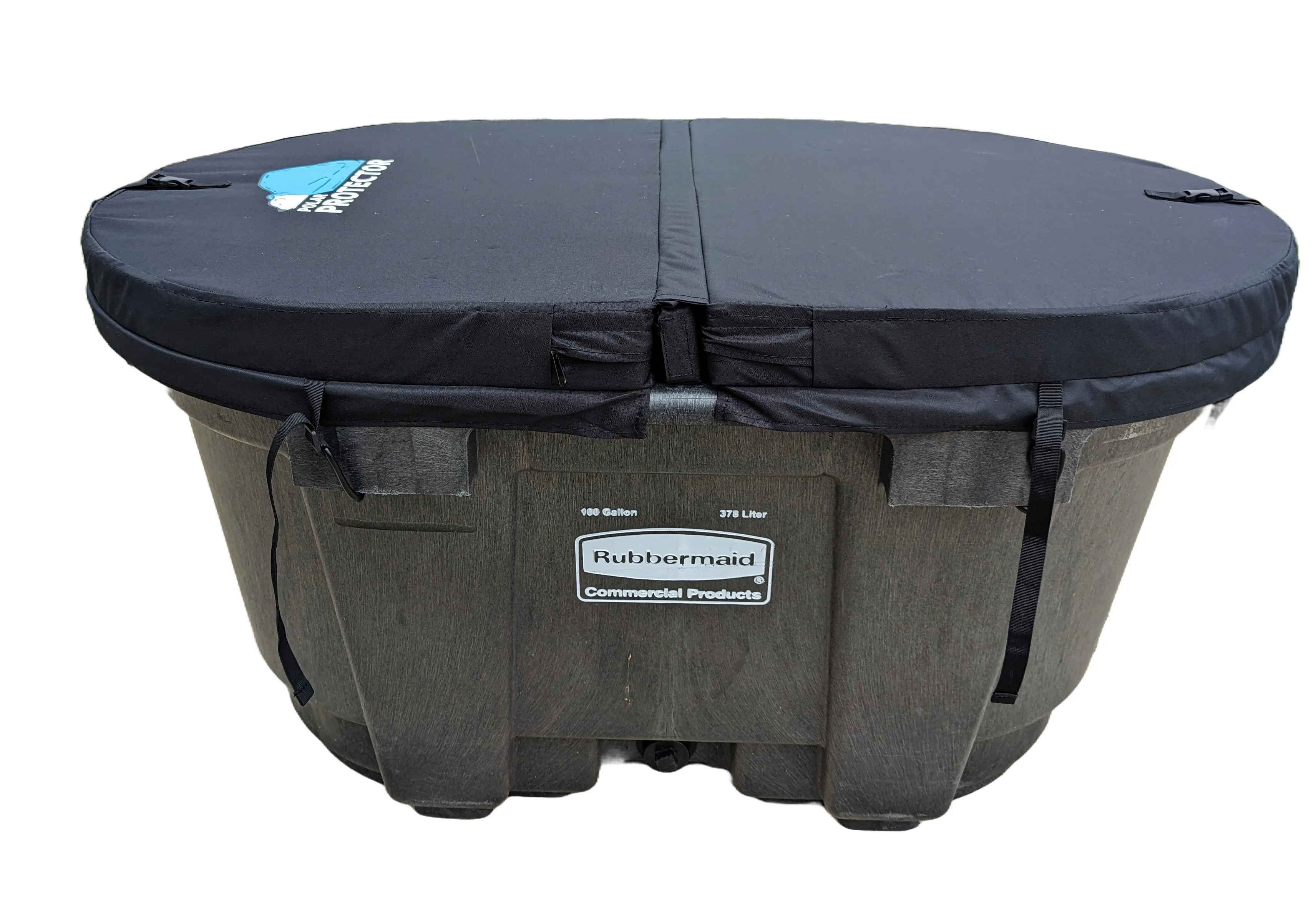 100 Gallon Oval Stock Tank Hard Insulated Hot Tub Cover Ice Water Therapy Ice Bath Cover Cold Water Cover 100 Gallon Oval Stock Tank Waterproof Rip Proof Tough Keeps Tanks Clean