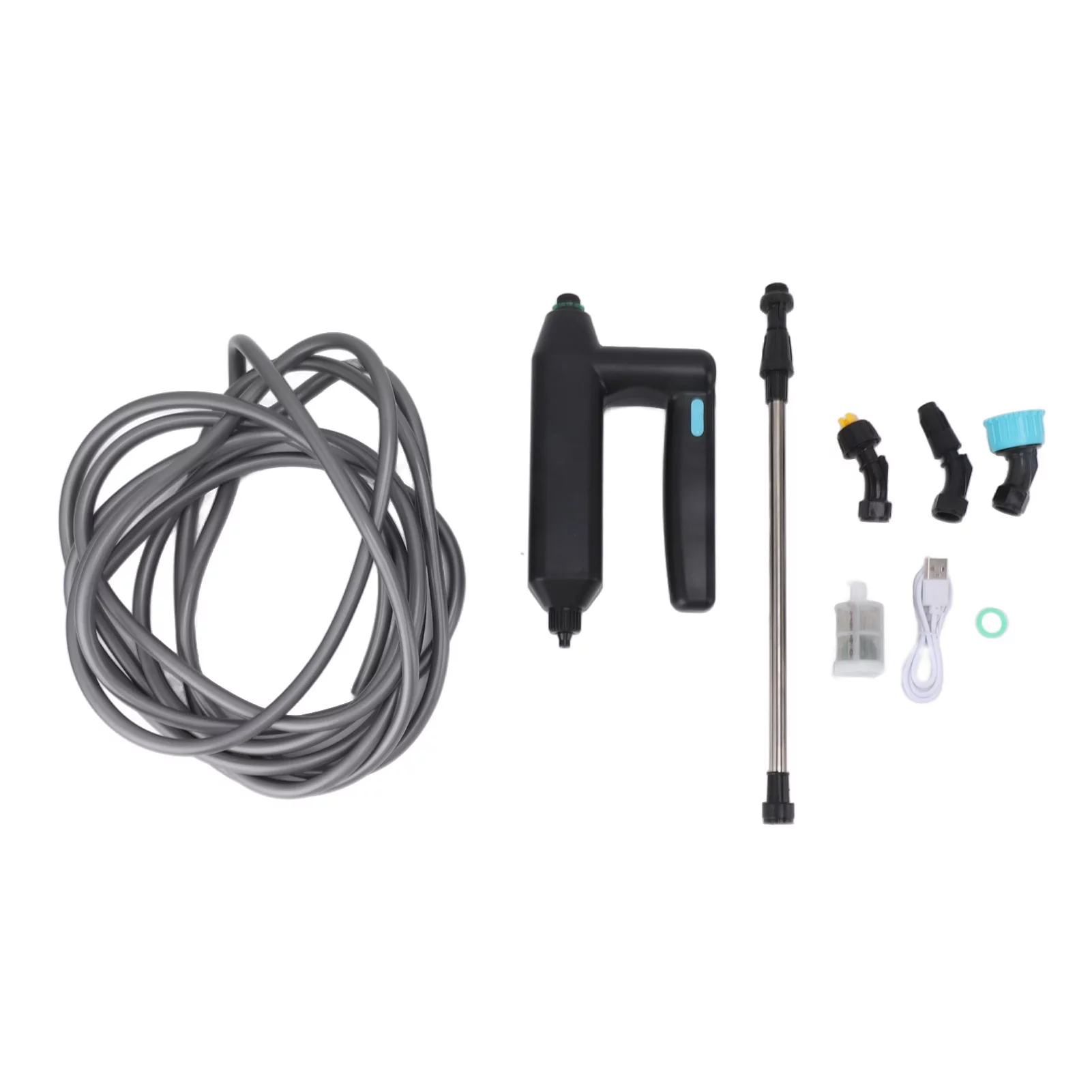 Electric Garden Water Sprayer Handheld Garden Electric Sprayer Outdoor Portable Electric Garden Water Sprayer Wand for Gardening Watering 8m Set
