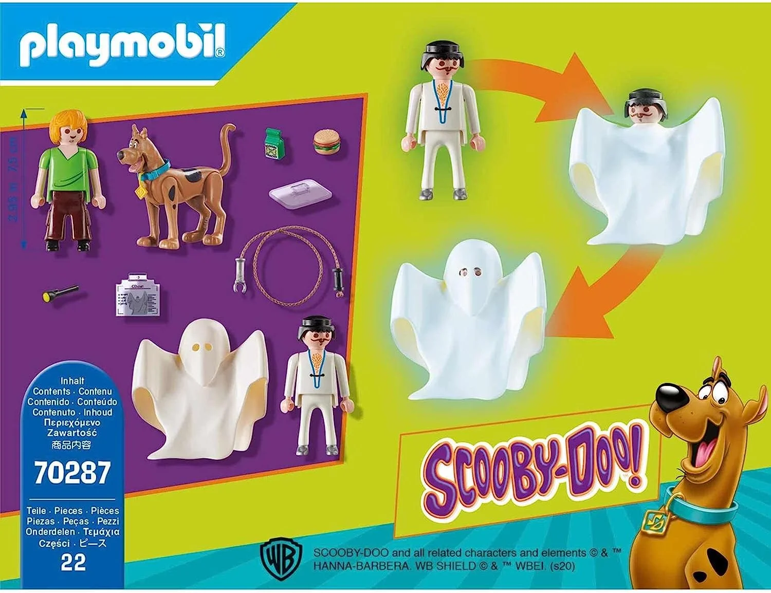 Playmobil Scooby-DOO! Scooby & Shaggy with Ghost