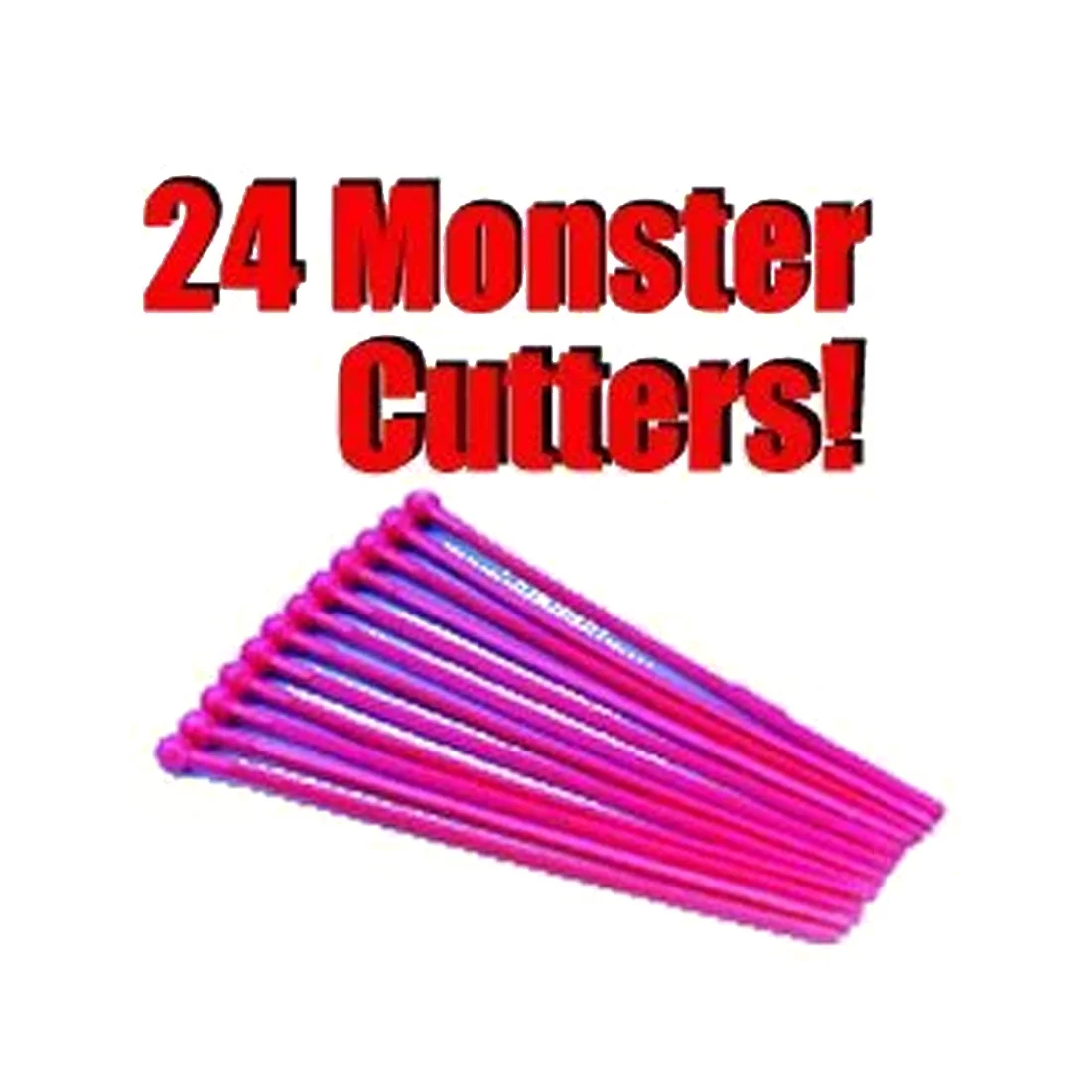 Weed Thrasher - 24 Cutters Refills Fits Most Gas-Powered Bushing Trimmers System - Purple