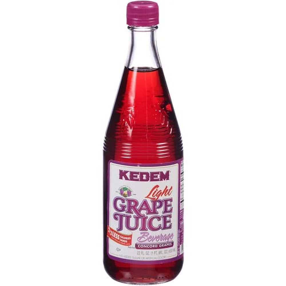 Kedem Juice, Lite Grape, 22 Fl Oz, 12 Count