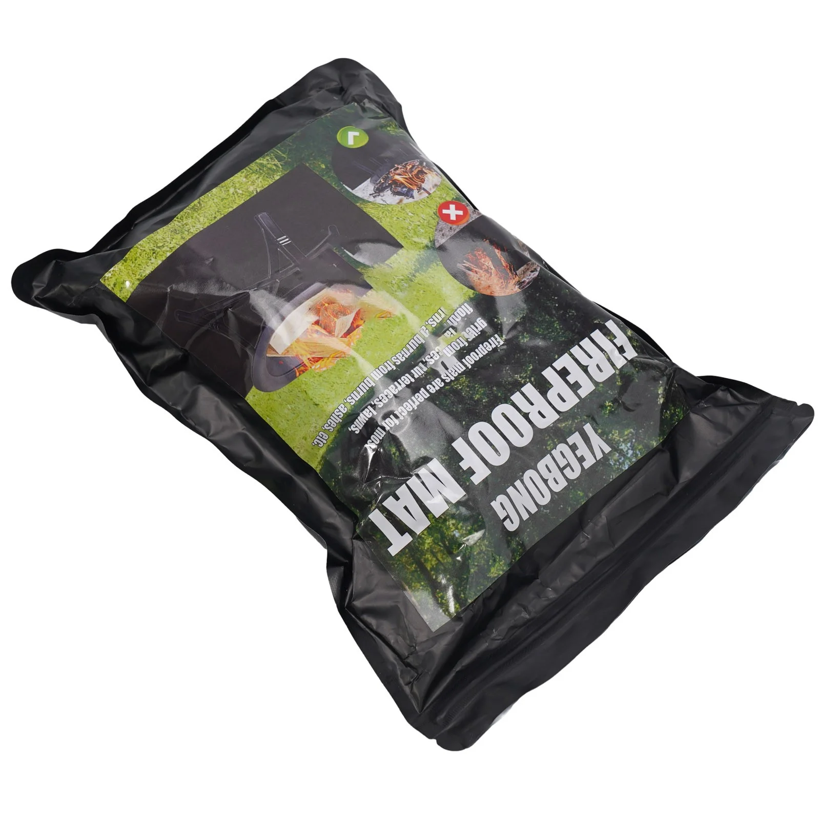 Outdoor BBQ Fire Retardant Fireplace Mat Fireproof Heat Resistant Rug Protect