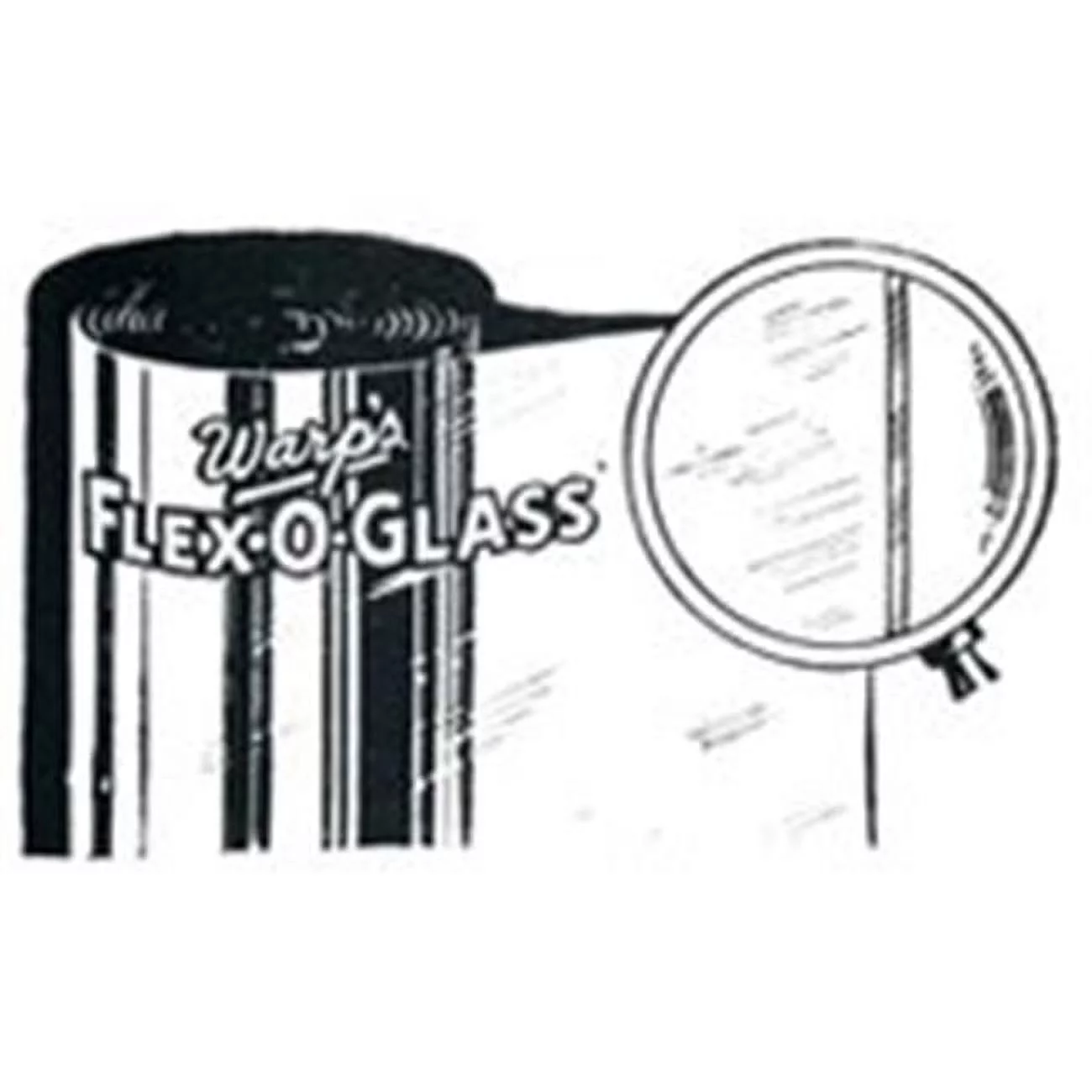 Warp's Flex-O-Glass 36 In. X 75 Ft. Clear 4 Mil. Plastic Sheeting