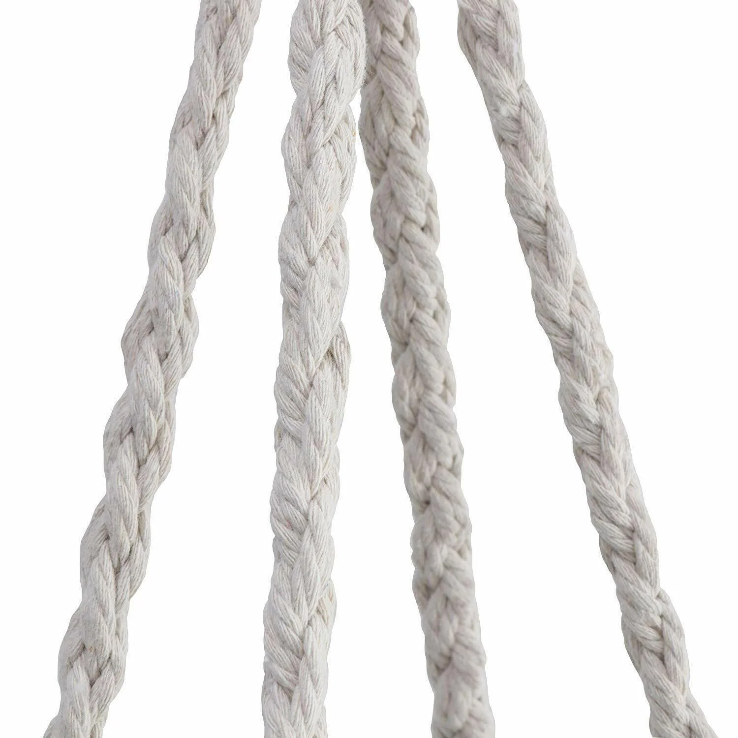 Durable Hanging Cotton Rope Macrame Hammock Swing Chair - Patio Hammock with 300lbs Weight Capacity