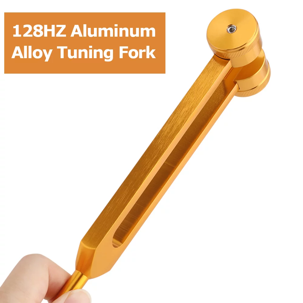 128HZ Aluminum Alloy Tuning Fork Diagnostic Tool for Sound Healing Therapy Health Care