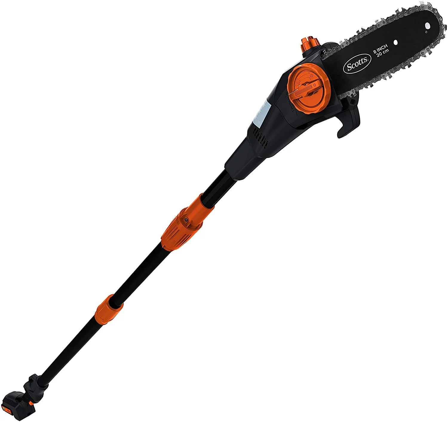 Scotts Outdoor Power Tools LPS40820S 20-Volt 8-Inch Cordless Pole Saw, Black