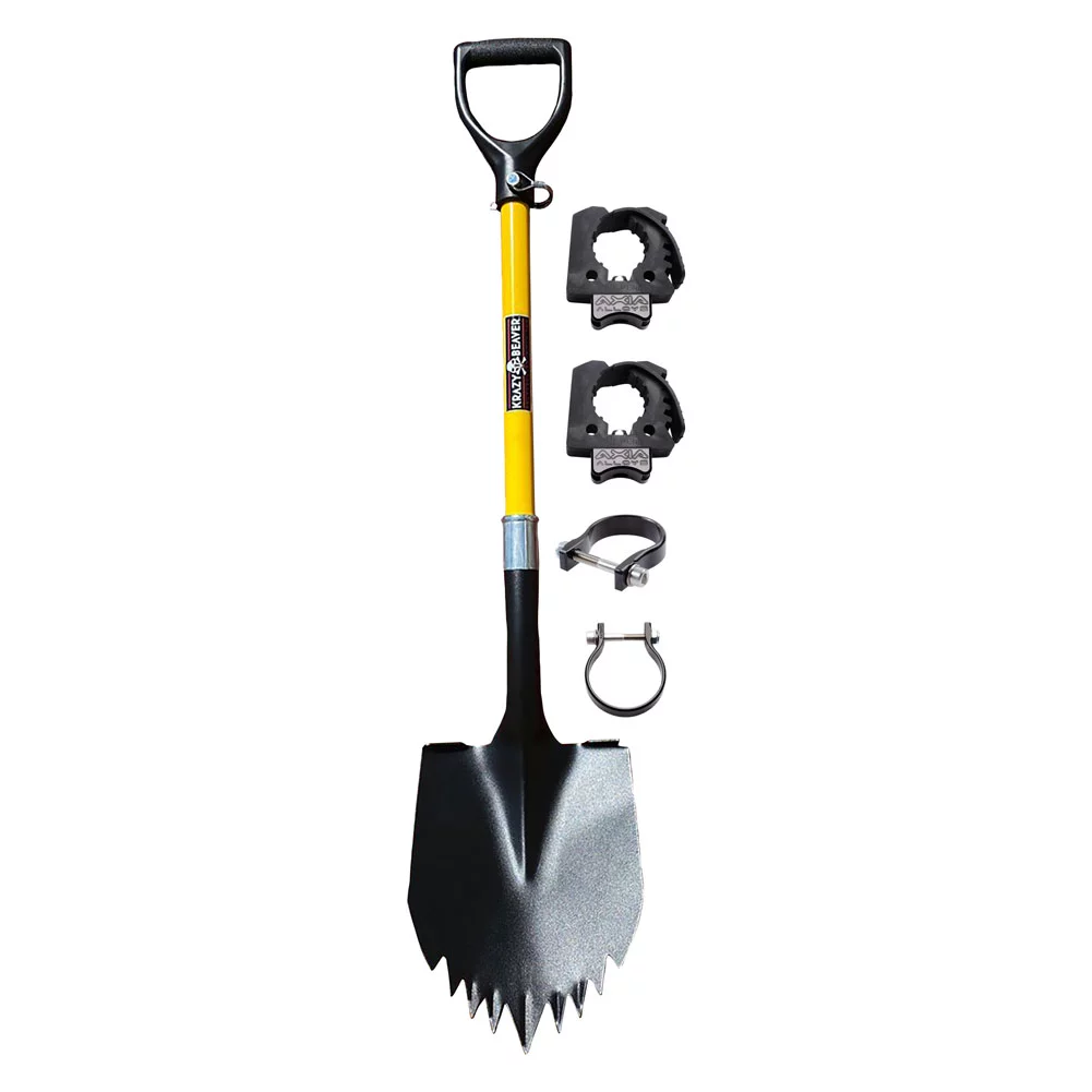 Krazy Beaver Super Shovel with Axia Alloys Mount Kit 1.75