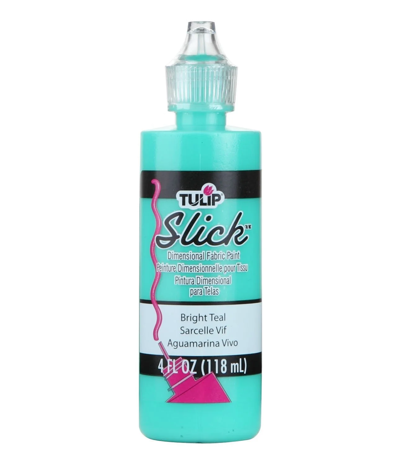 Tulip Slick Brown Dimensional Fabric Paint, 4 fl oz