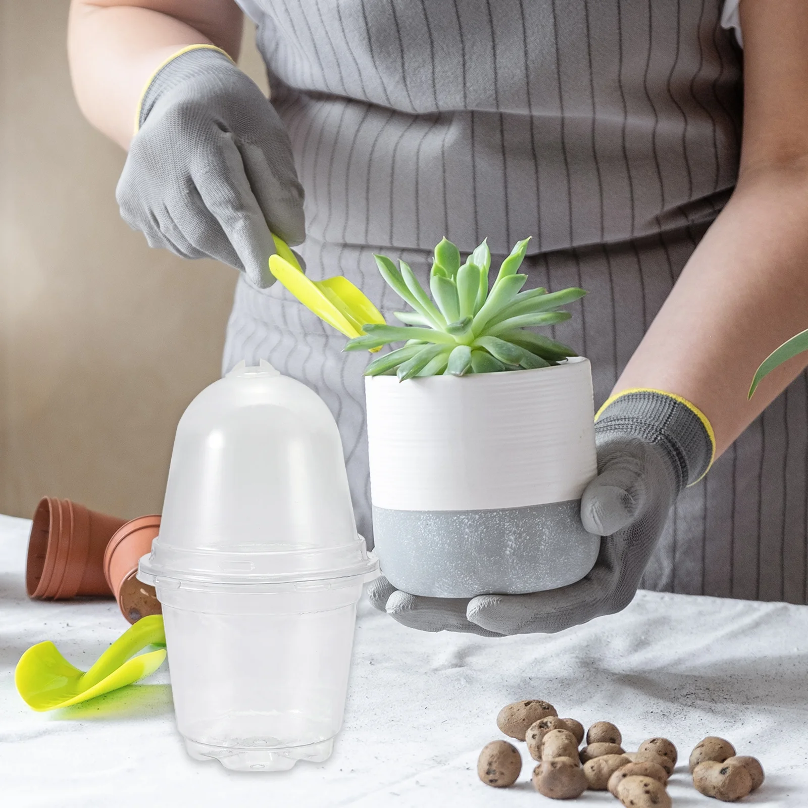 Uxcell Nursery Pots with Humidity Dome, 20 Sets 4