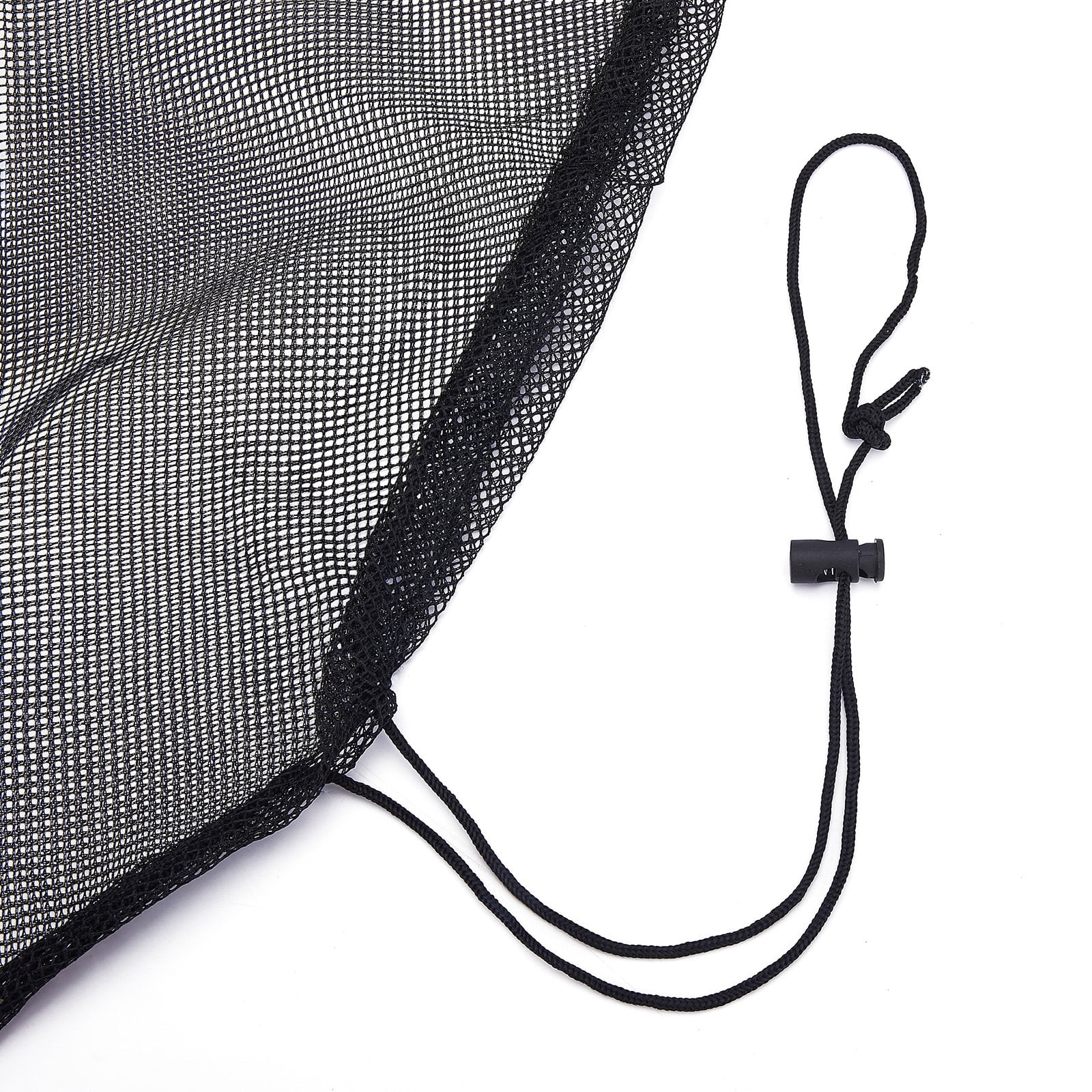 GOGHOST Rain Barrel Covers,Rain Barrel Screen with Drawstring Keep Leaves and Debris Out Rain Collection,Black,2 Pack