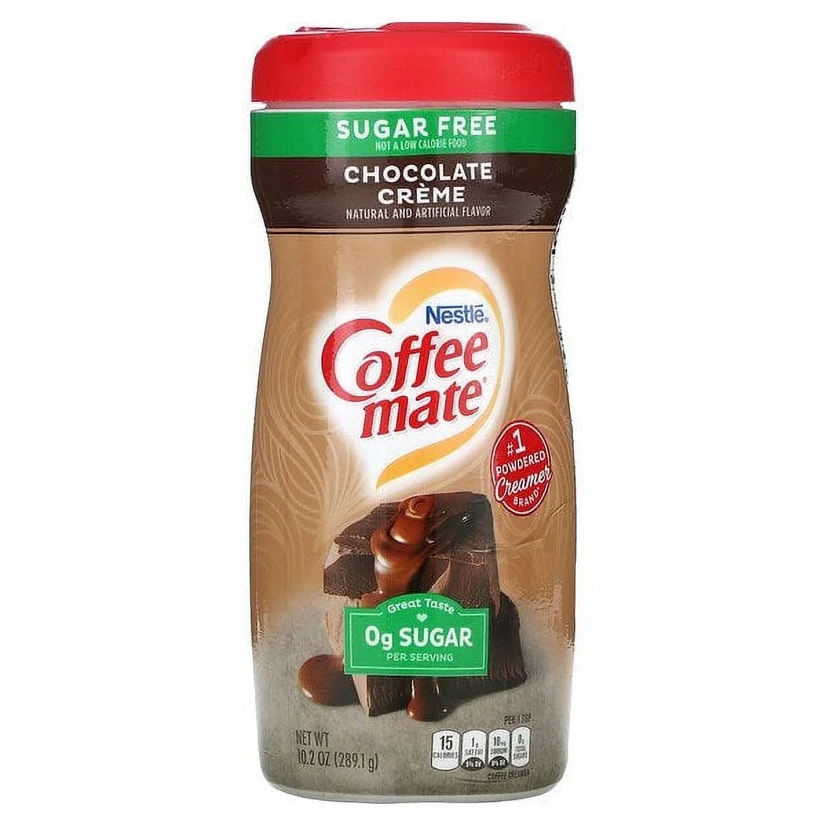 Coffee Mate, Powder Coffee Creamer, Sugar Free, Chocolate Creme, 10.2 oz
