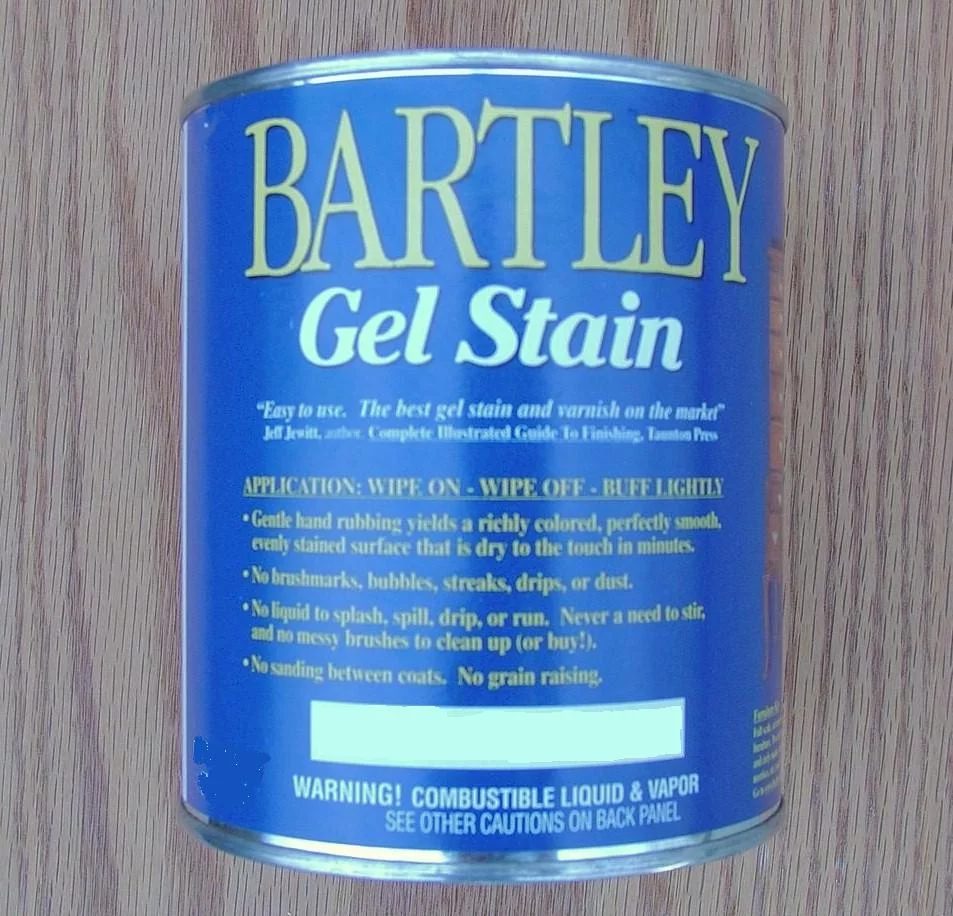 BARTLEY AMERICAN OAK GEL STAIN 1/2 PINT
