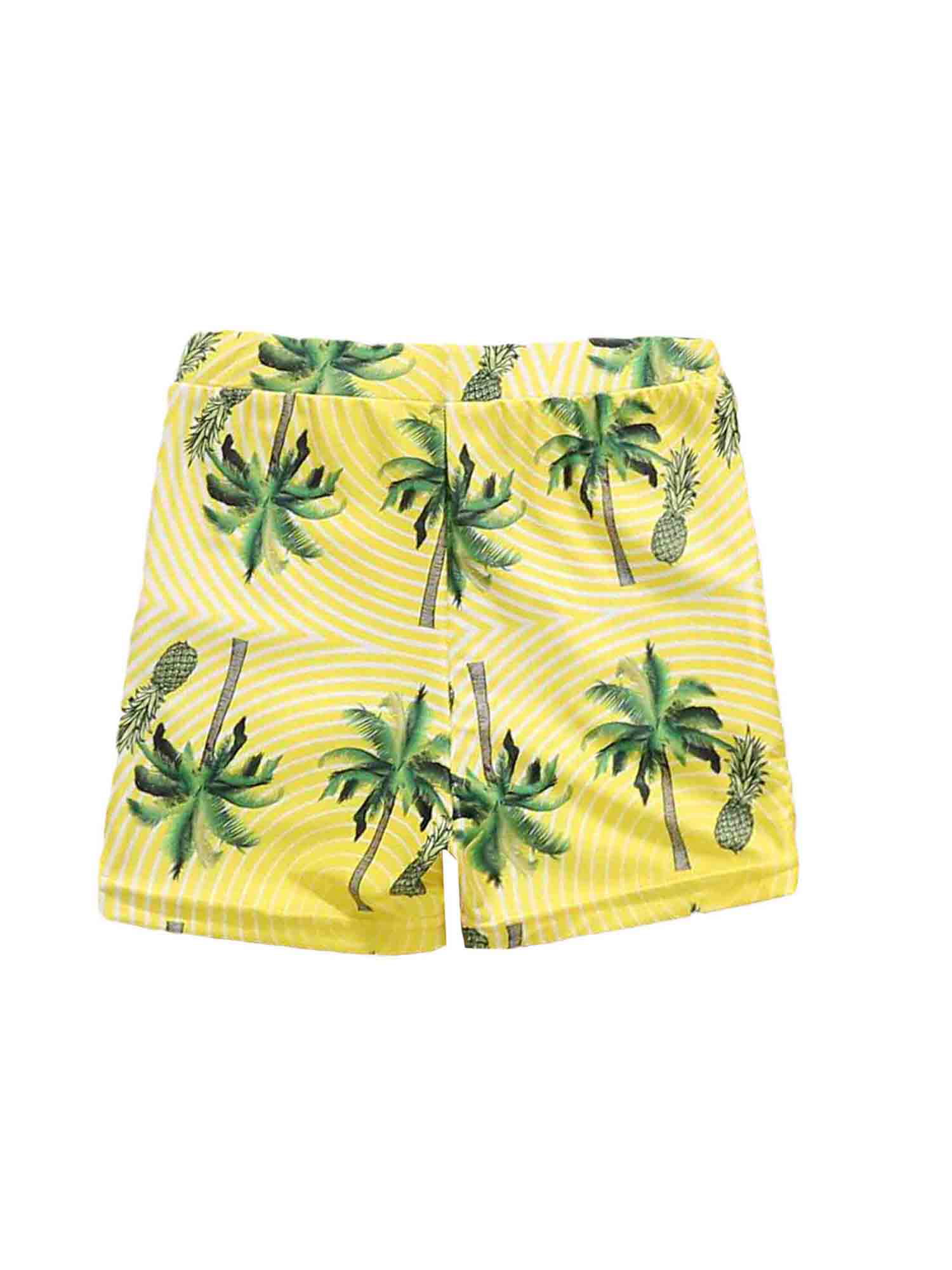 Ma&Baby Family Matching Swimwear Tree Print Swimsuit Mommy and Me Father Son Beachwear Bathing Suit