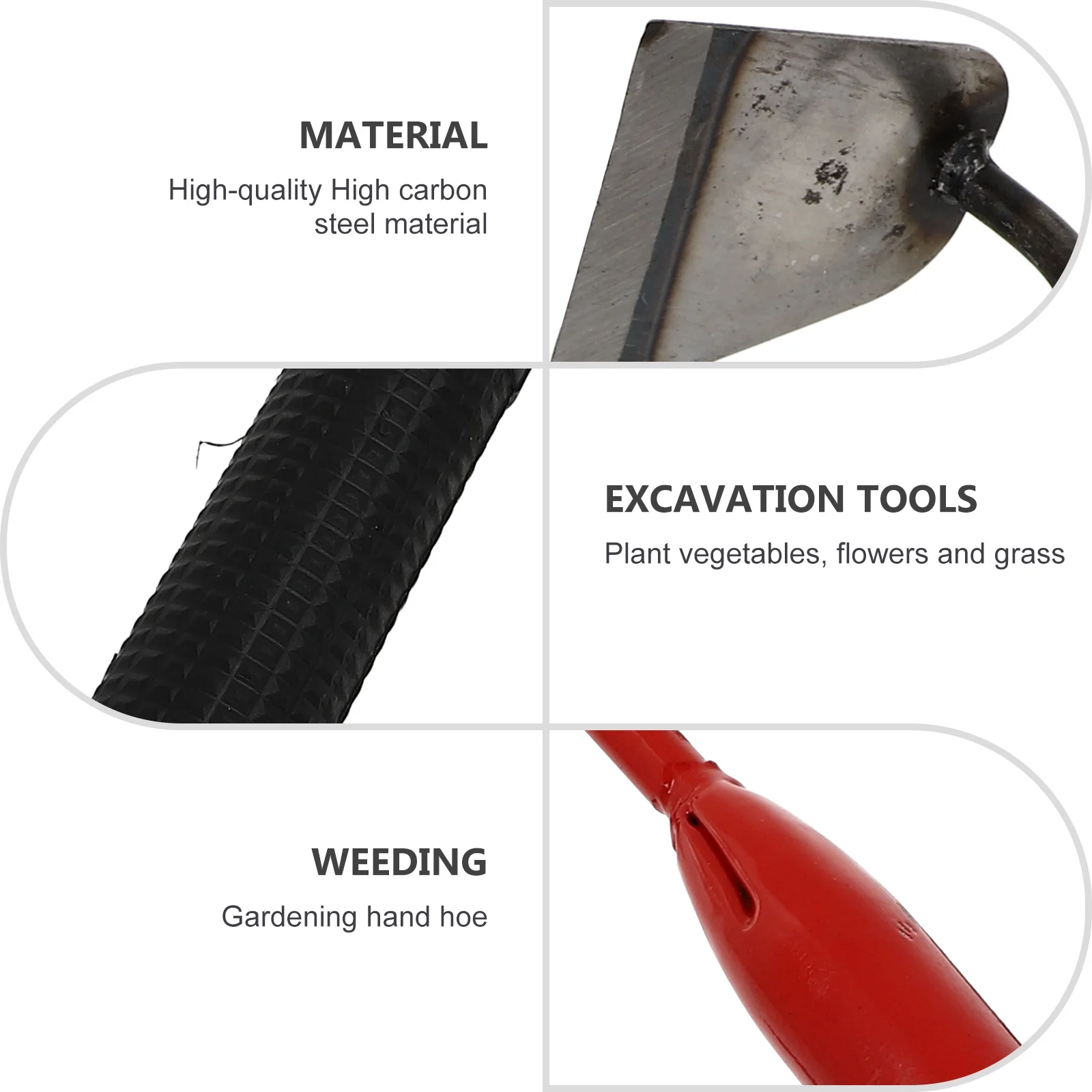 Gongxipen 2pcs Gardening Hand Hoe Flower Hoe Vegetable Gardening Grass Digging Tool