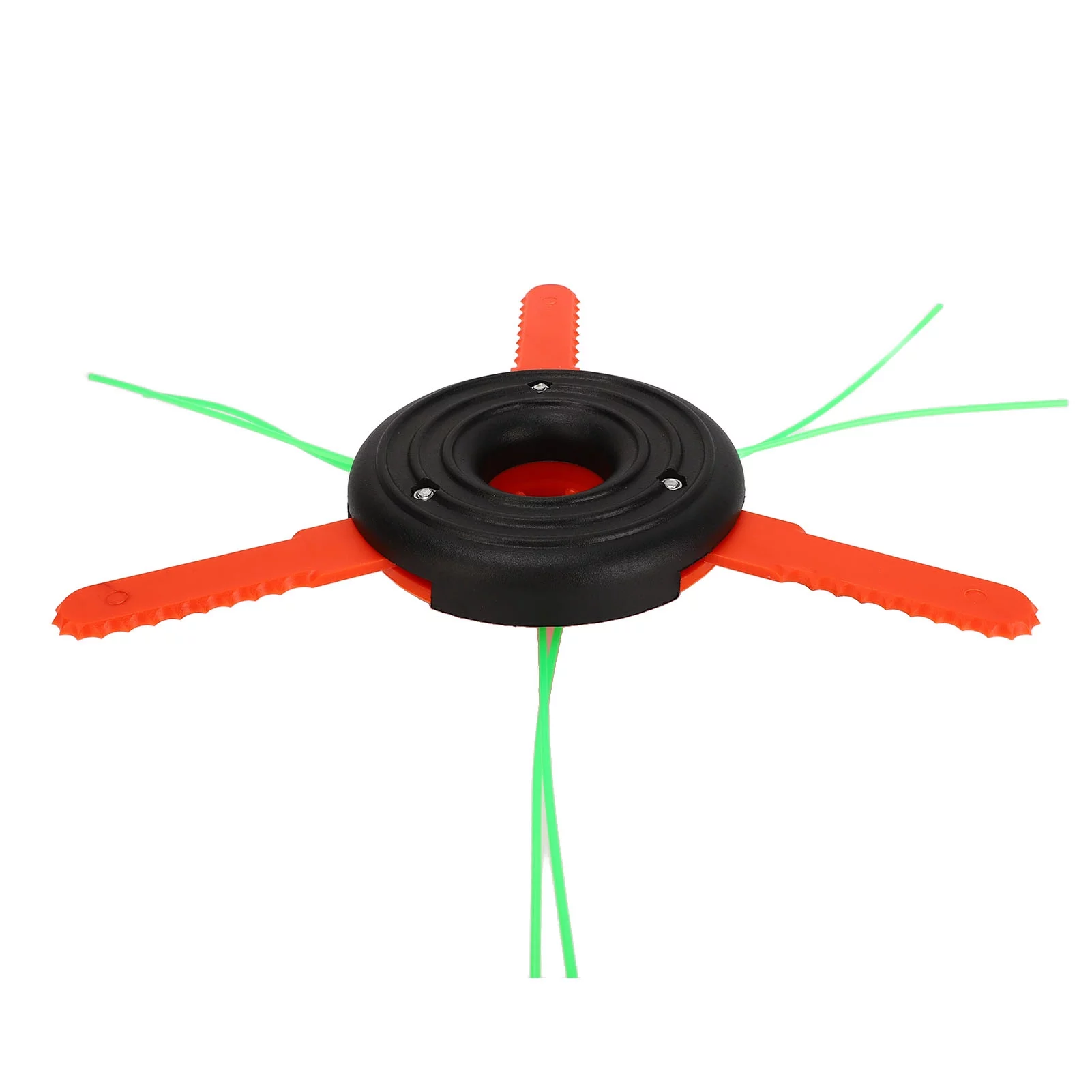 Verdant Touch String Trimmer Head Replacement 3 Leaf Plastic Blade Cutting Head Low Vibration Brush Cutter Weeding Head Replacement Internal Thread M10x1.25