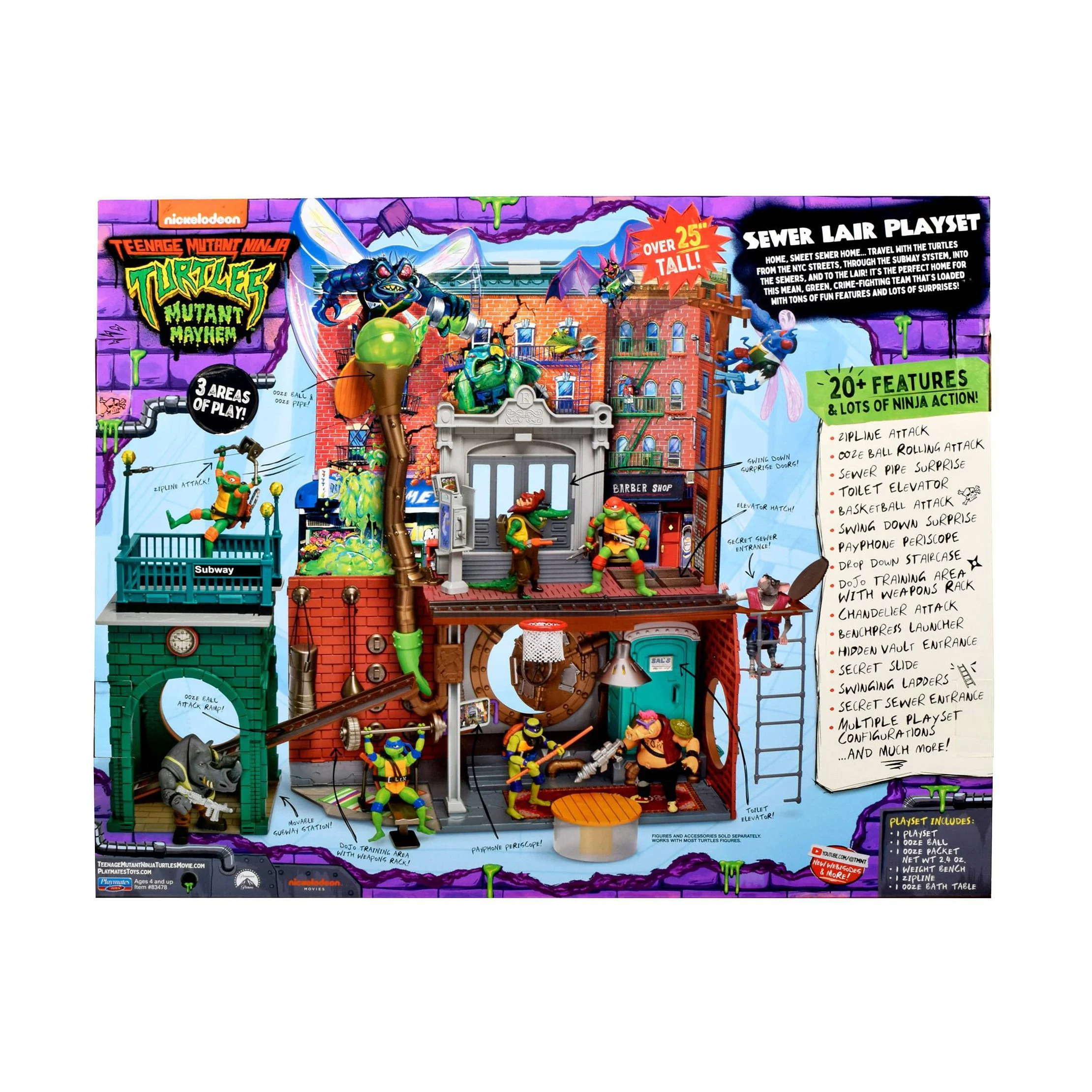 Mutant Mayhem Sewer Lair Playset