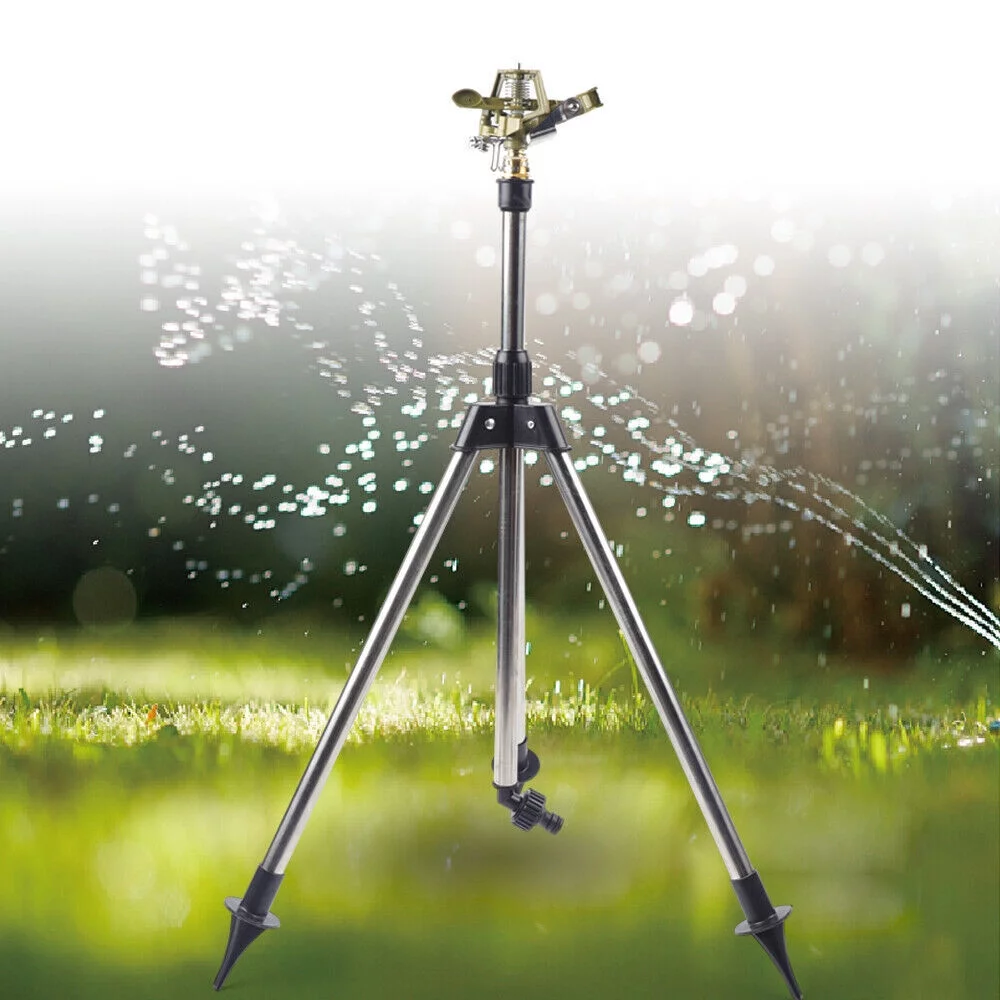 New Lawn Tripod Sprinkler Agriculture Irrigation Equipment 360° Spray Watering