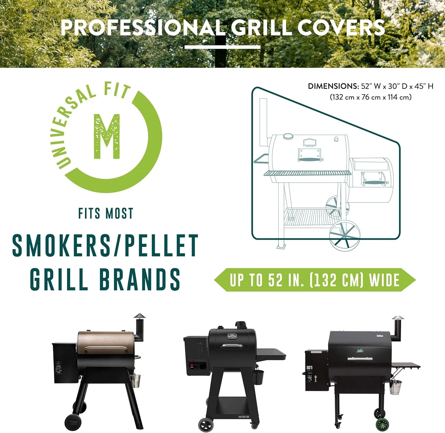 Patio Companion Grill CVR (Black)