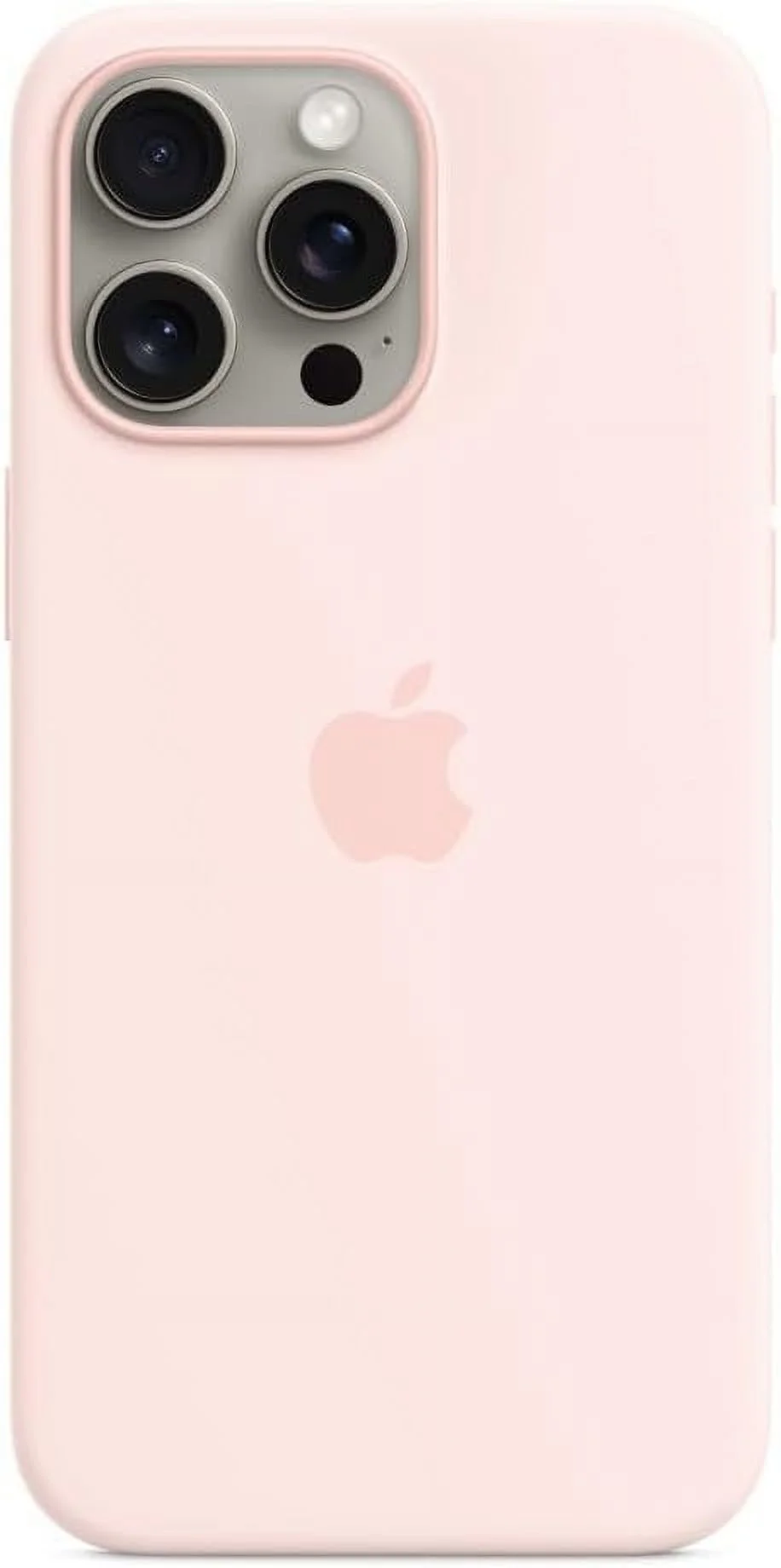 iPhone 15 Pro Max Silicone Case with MagSafe - Light Pink
