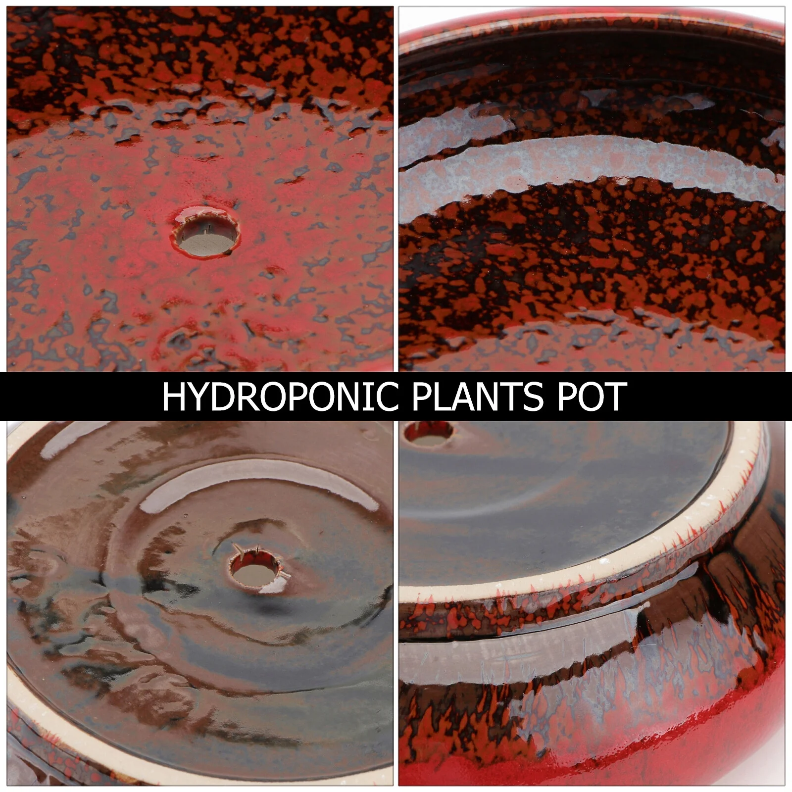 Gongxipen 1Pc Hydroponic Ceramic Flower Pot Creative Succulent Daffodil Gardening Pot