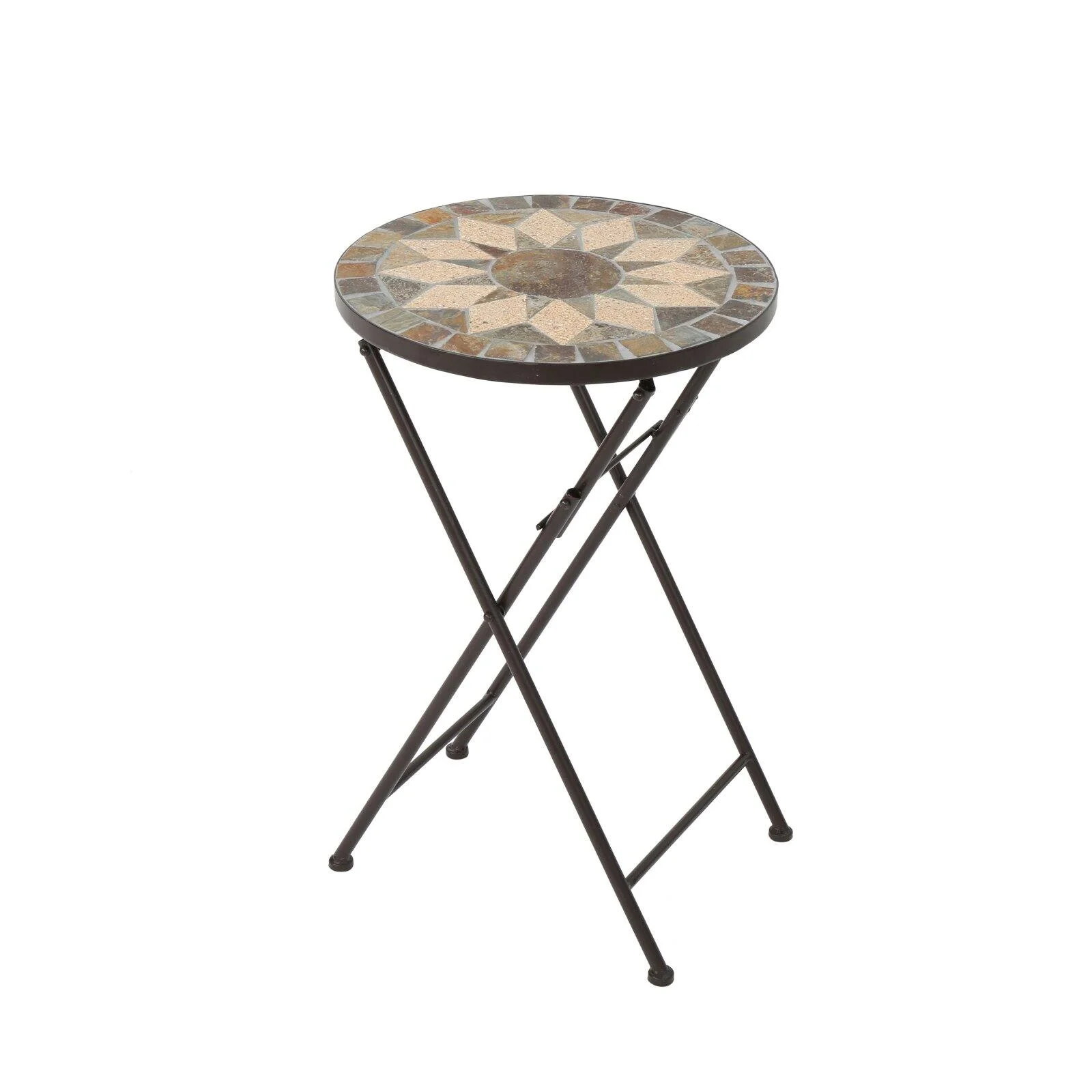 Silvester Stone Top Patio Side Table