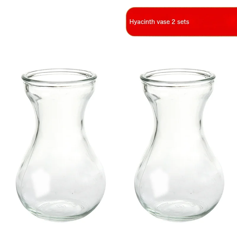 Hymersery Hydroponic Bottle Creative Simple Glassware Green Loopolytic Flower Flower Plant Pot Basin Living Room Putacle Platbar Plutin 2 Pack Intermediate