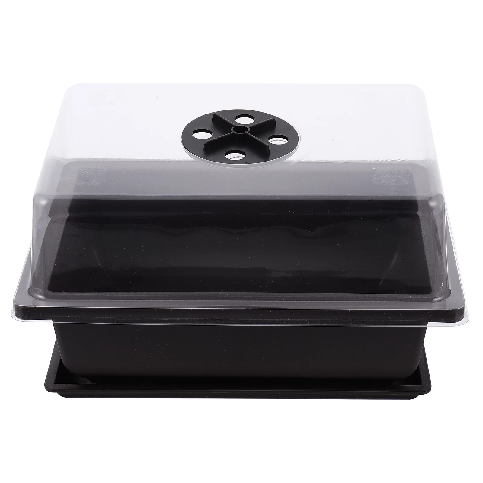 Gongxipen 2 Sets Practical Plant Tray Nursery Pots Imitation Purple Clay Basin