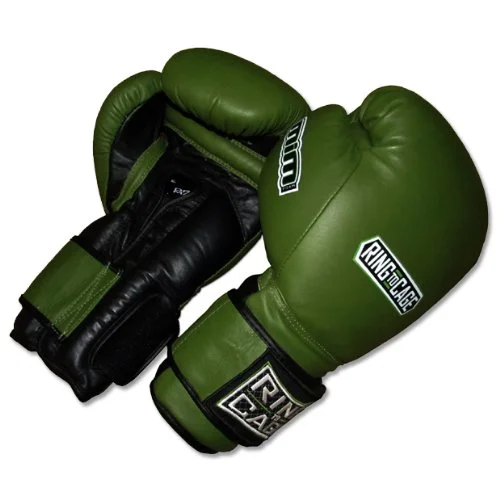 Ring to Cage 50oz Deluxe MiM-Foam Sparring Gloves - Safety Strap for Muay Thai, MMA, Kickboxing, Boxing (50oz)