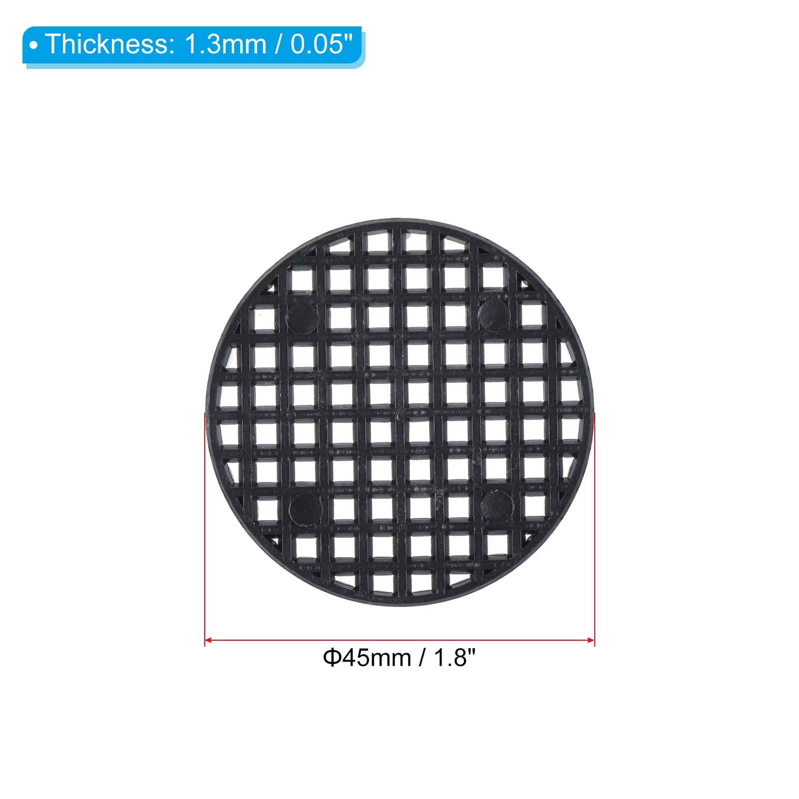 Uxcell Flower Pot Hole Mesh Pad, 60Pcs 1.8