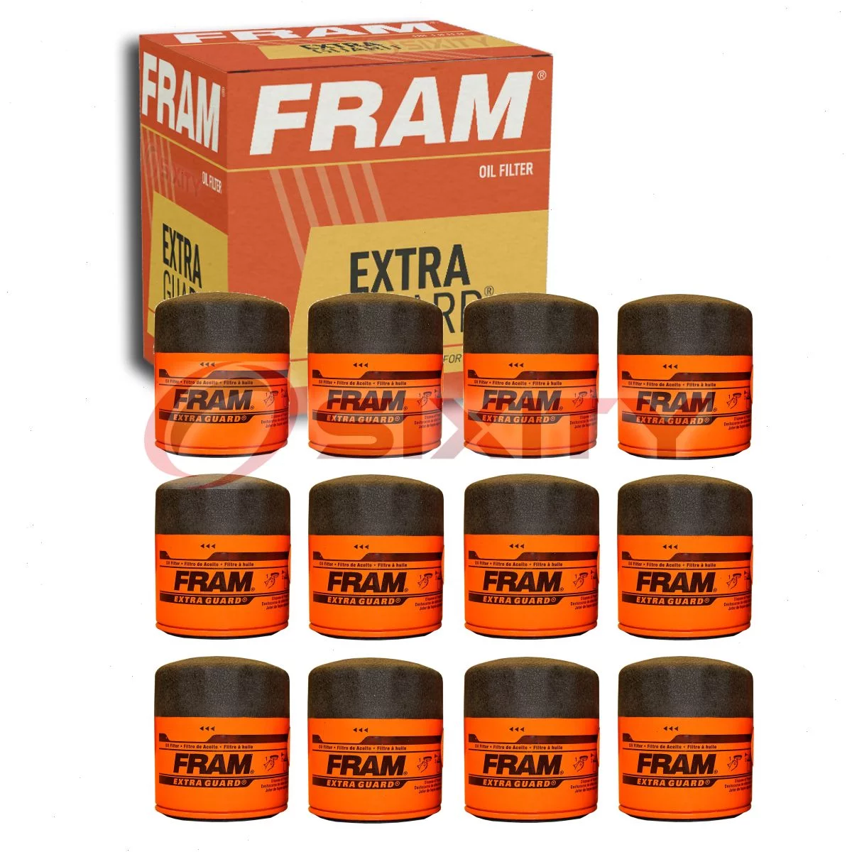 12 pc FRAM PH3387A Extra Guard Engine Oil Filters for 523541 63796-77A A16 LF600 PF1786 PH7022 Oil Change Lubricant Filters