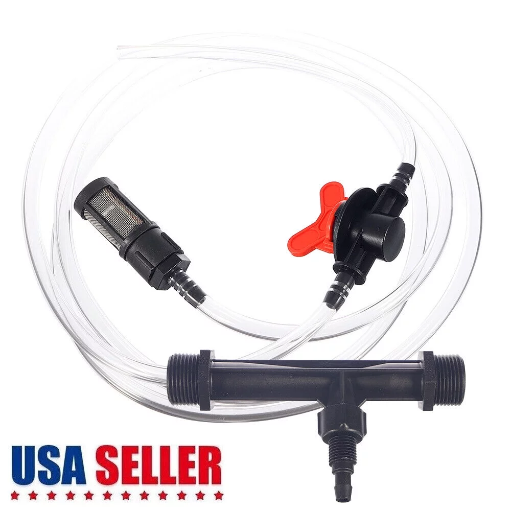 JLLOM Venturi Fertilizer Injector Switch - Reliable Irrigation Solution for Gardens - 3/4