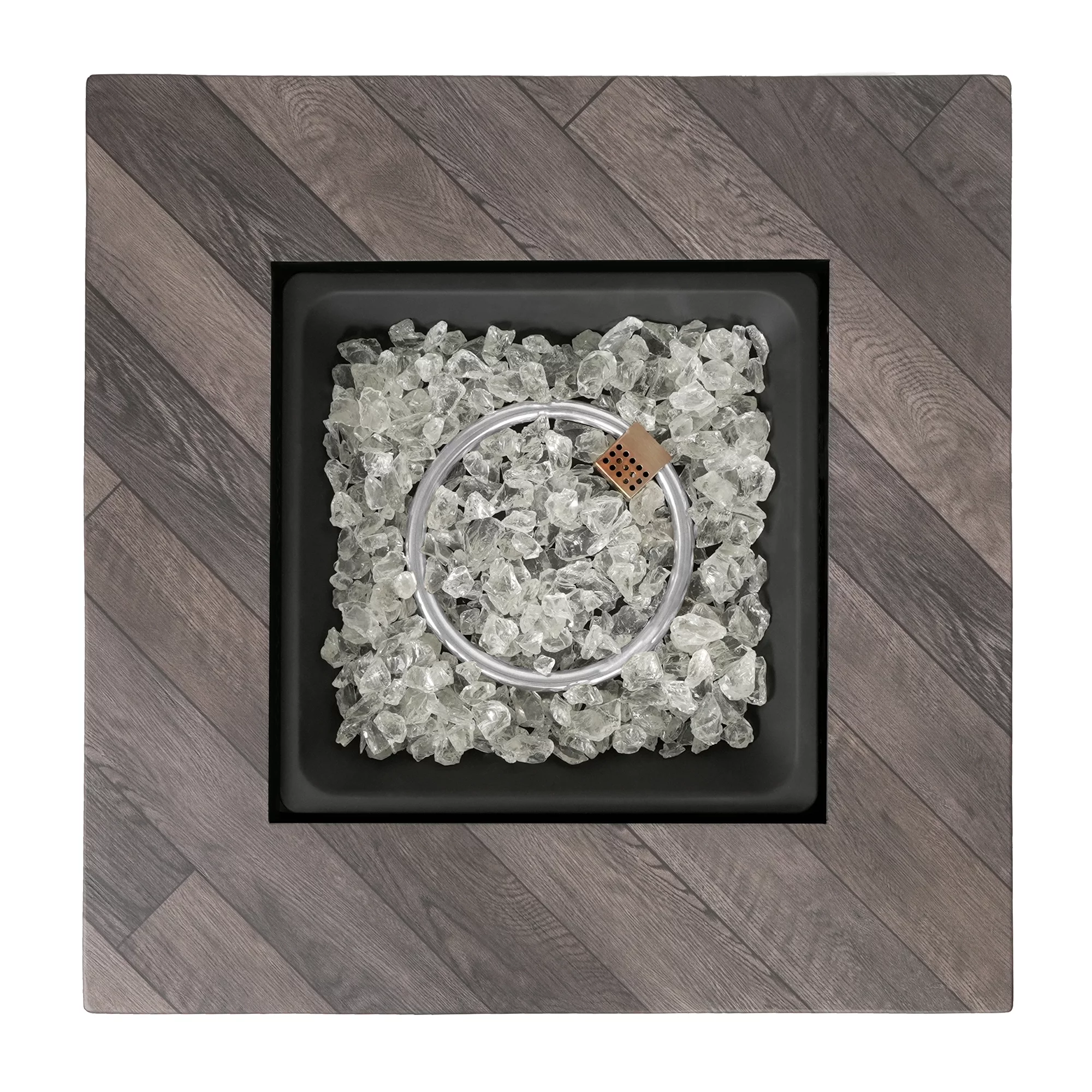 Endless Summer - The Olivia 30 Inch Square Gas Fire Table