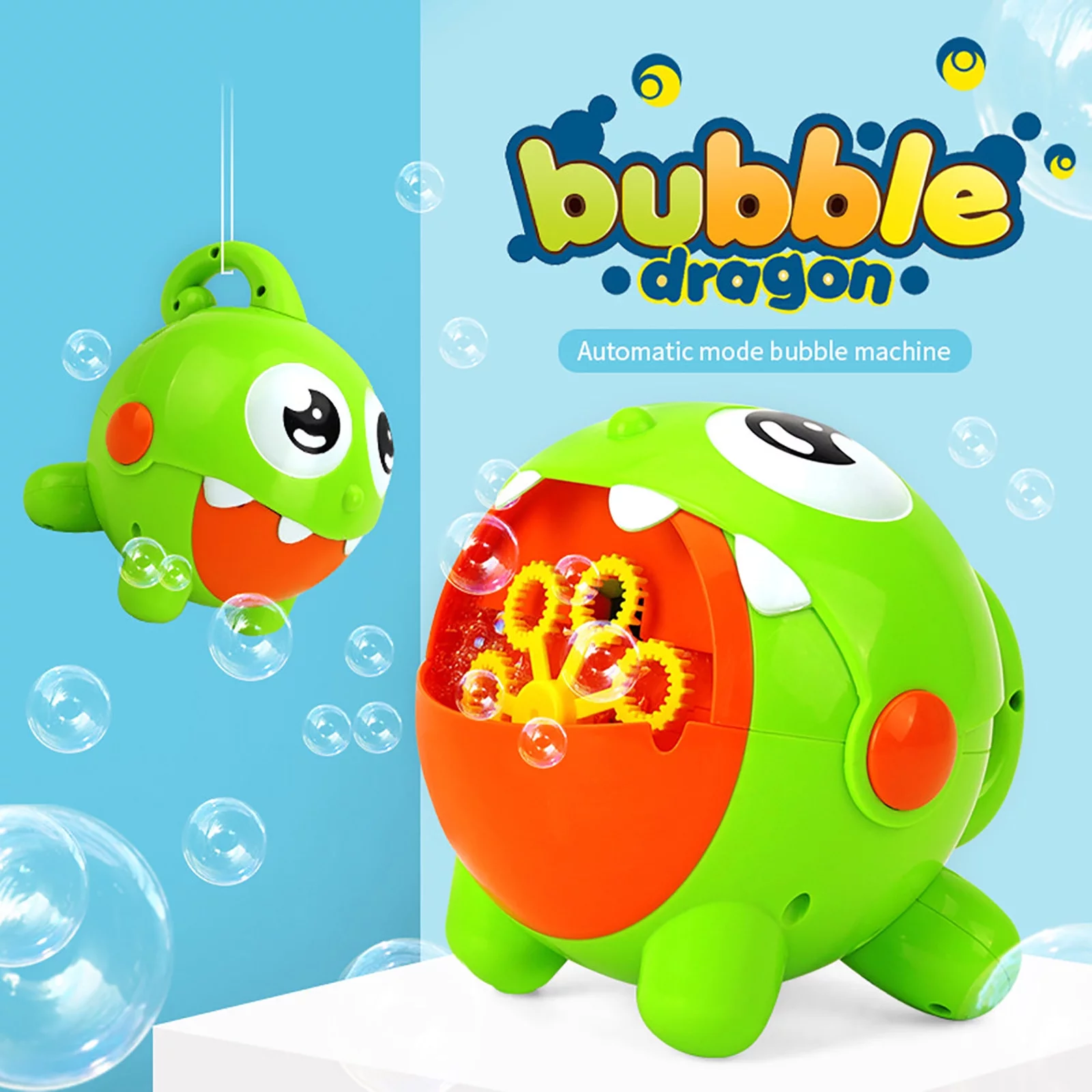 Bubble Machine Dragon Automatic Bubble Maker Blower Bath Toy for Baby