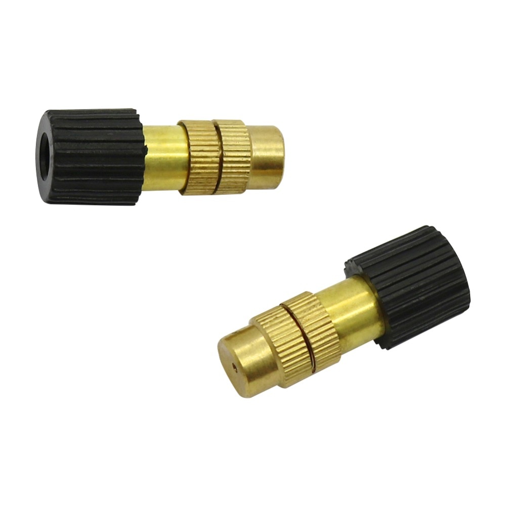 Brass Nozzle Cooling Watering Garden Drip Irrigation Spray Cooling System Plant Watering Sprinkler Garden sprayer 50 Pcs