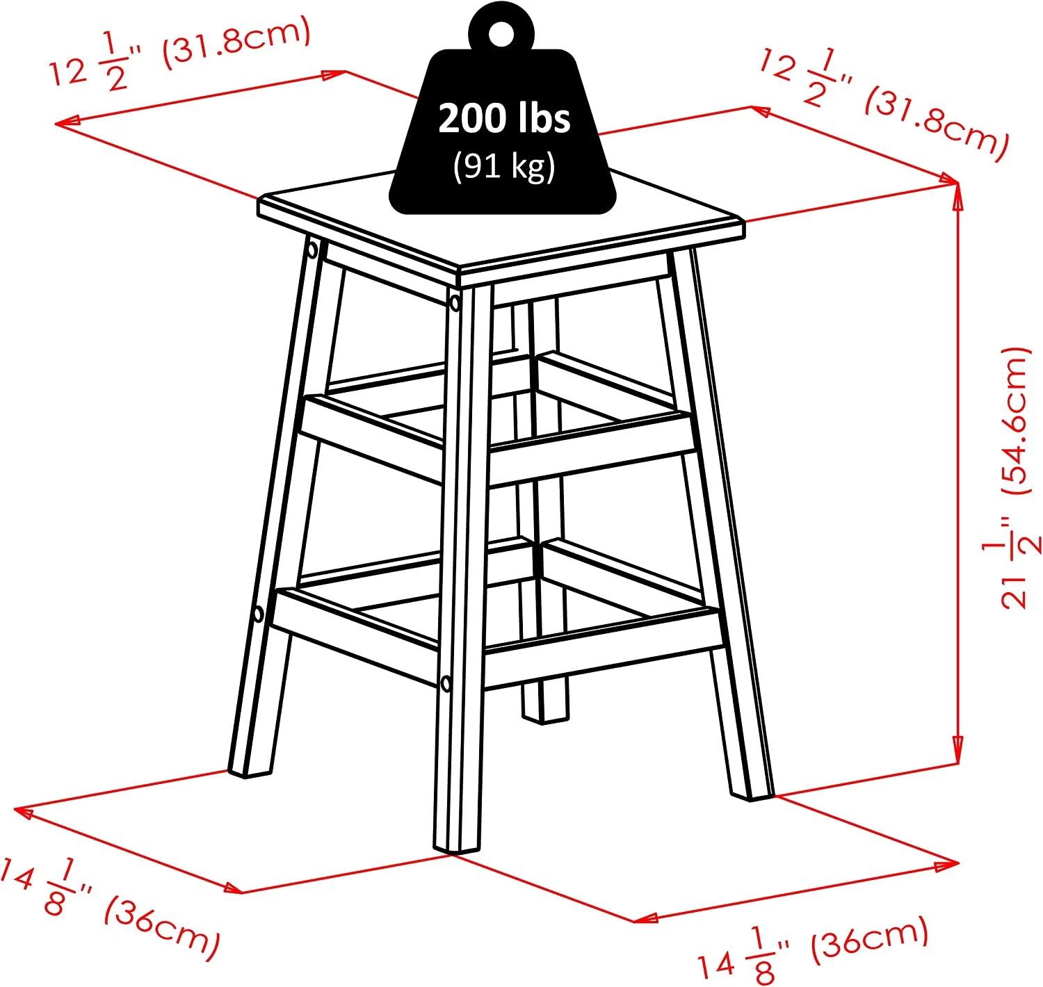 AYFDEGT Mercer 33.86 x 49.76 x 18.48-Inch Wood Double Drop Leaf Table With 2 Stool  Cappuccino (40338)