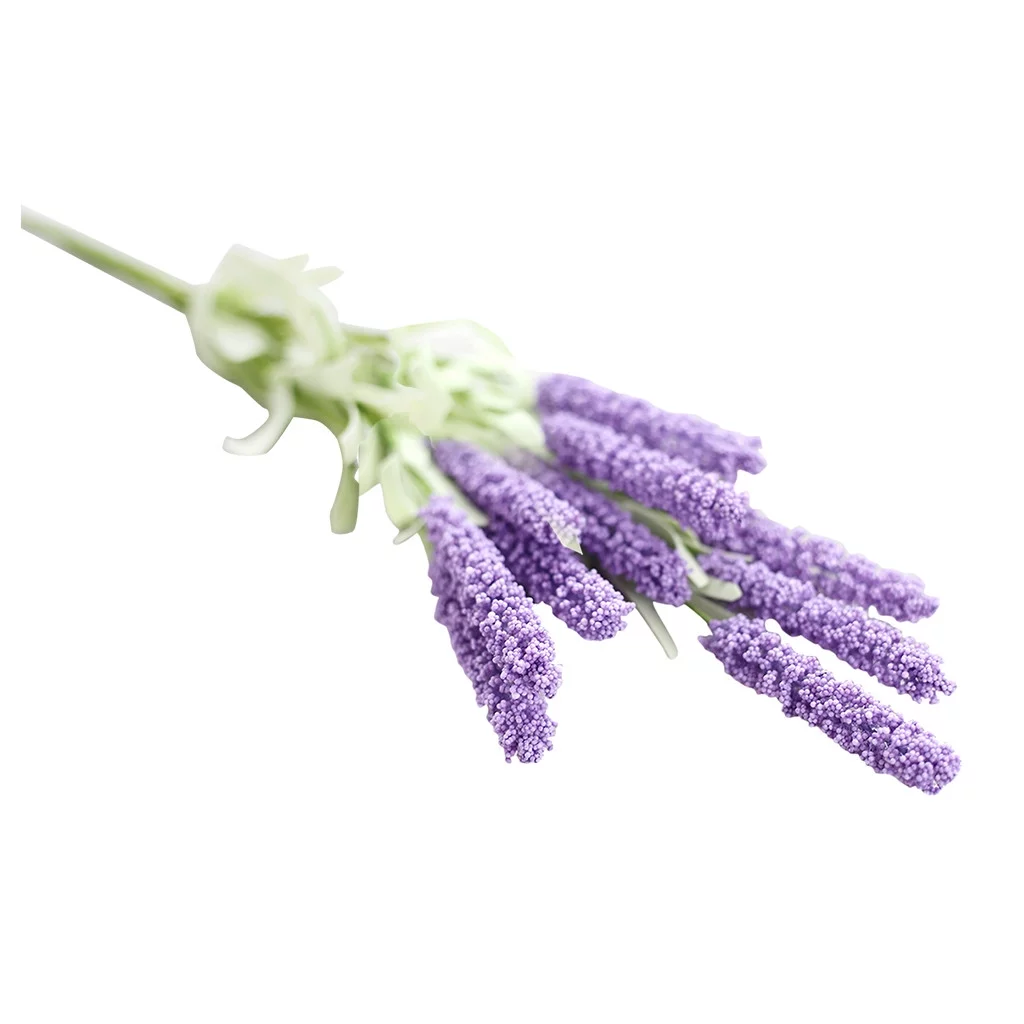 Artificial flowers Artificial Fake Lavender Plastic Plant Flowers Home Garden Wedding Decor